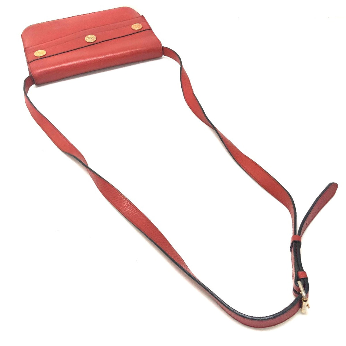 Celine Red Leather Shoulder Bag (Pre-Owned)