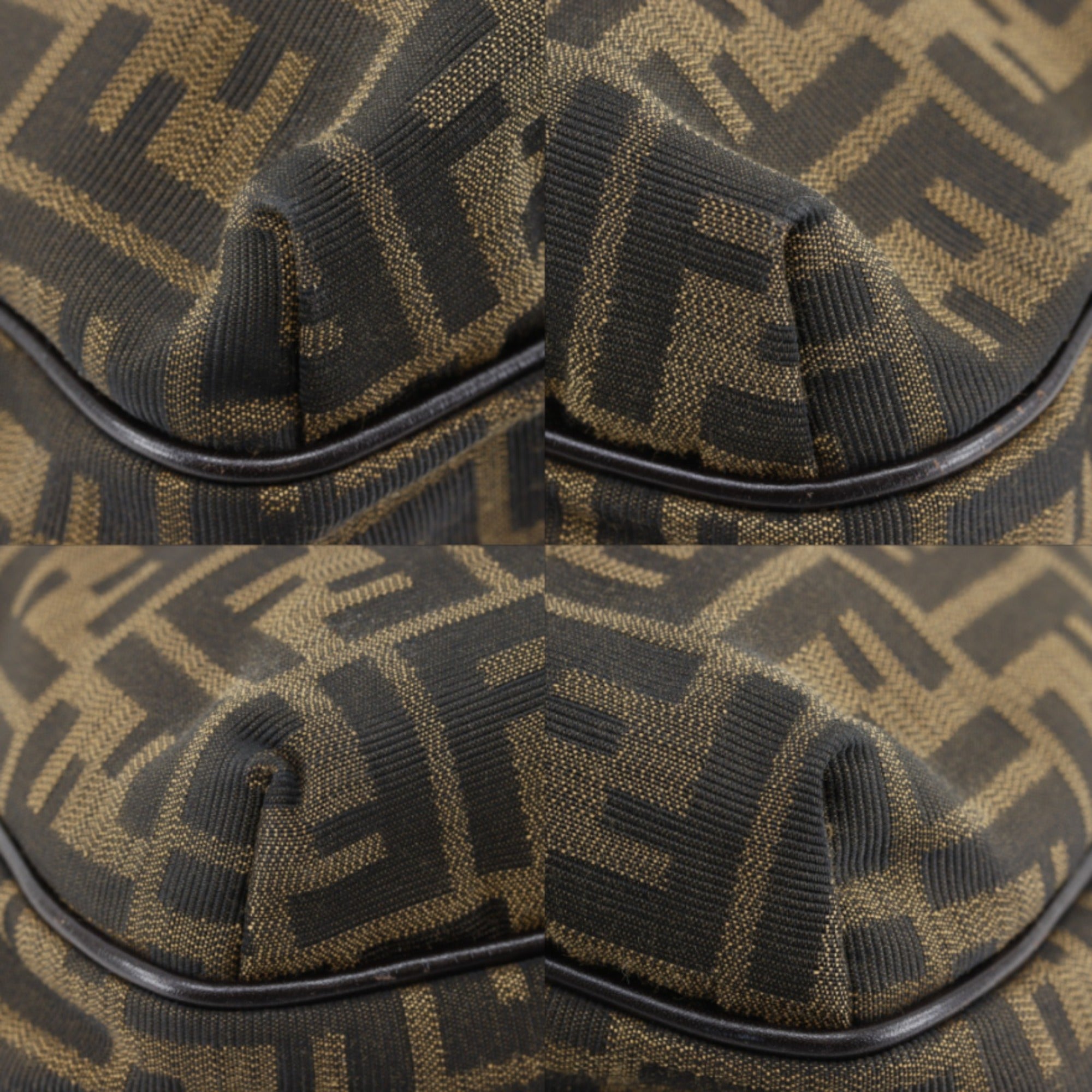 Fendi Zucca Brown Zucca Tote Bag (Pre-Owned)