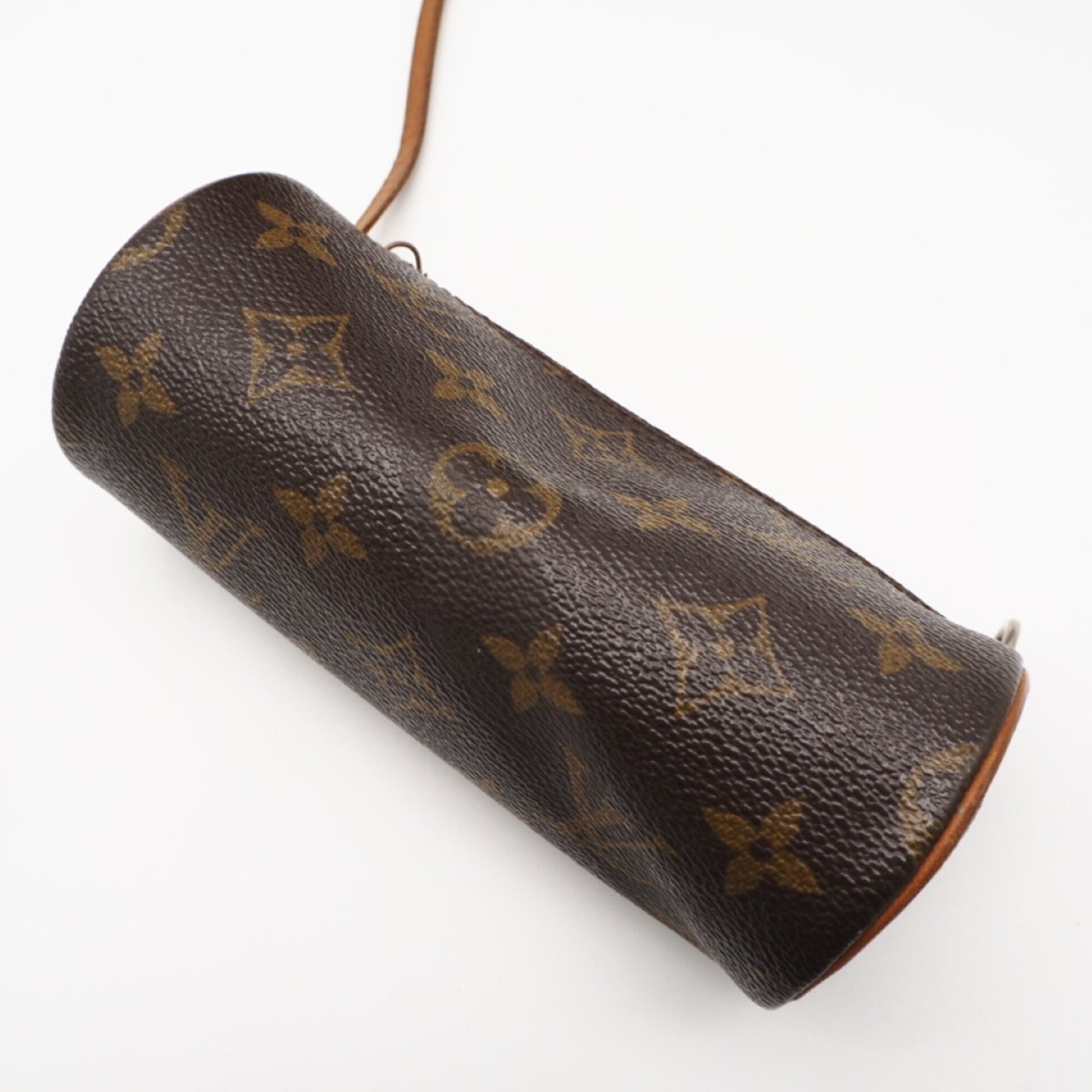 Louis Vuitton Monogram Brown Coated Canvas Leather Handbag (Pre-Owned)
