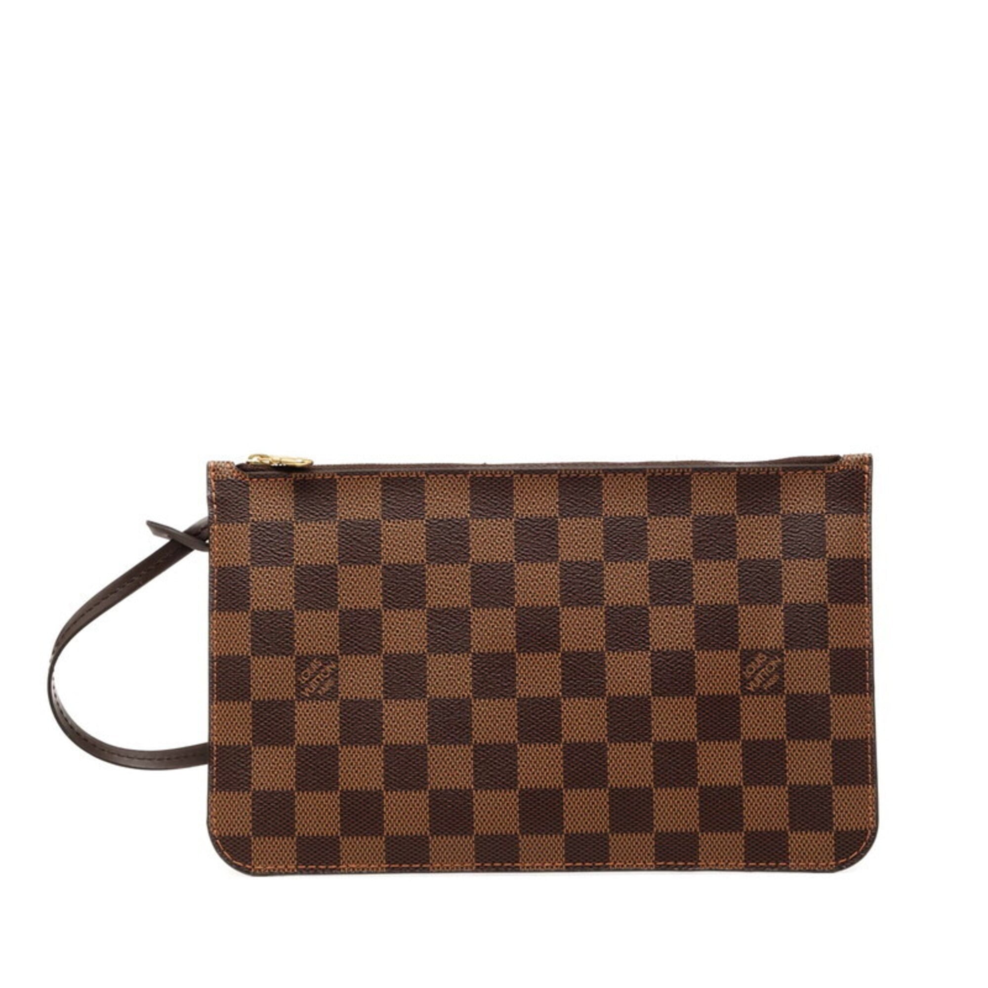 Louis Vuitton Damier Brown Pvc Leather Handbag (Pre-Owned)