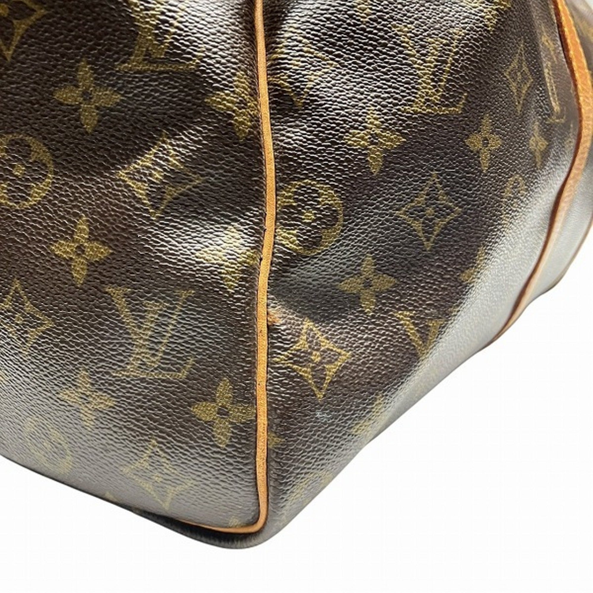 Louis Vuitton Brown Monogram Boston Bag Handbag (Pre-Owned)