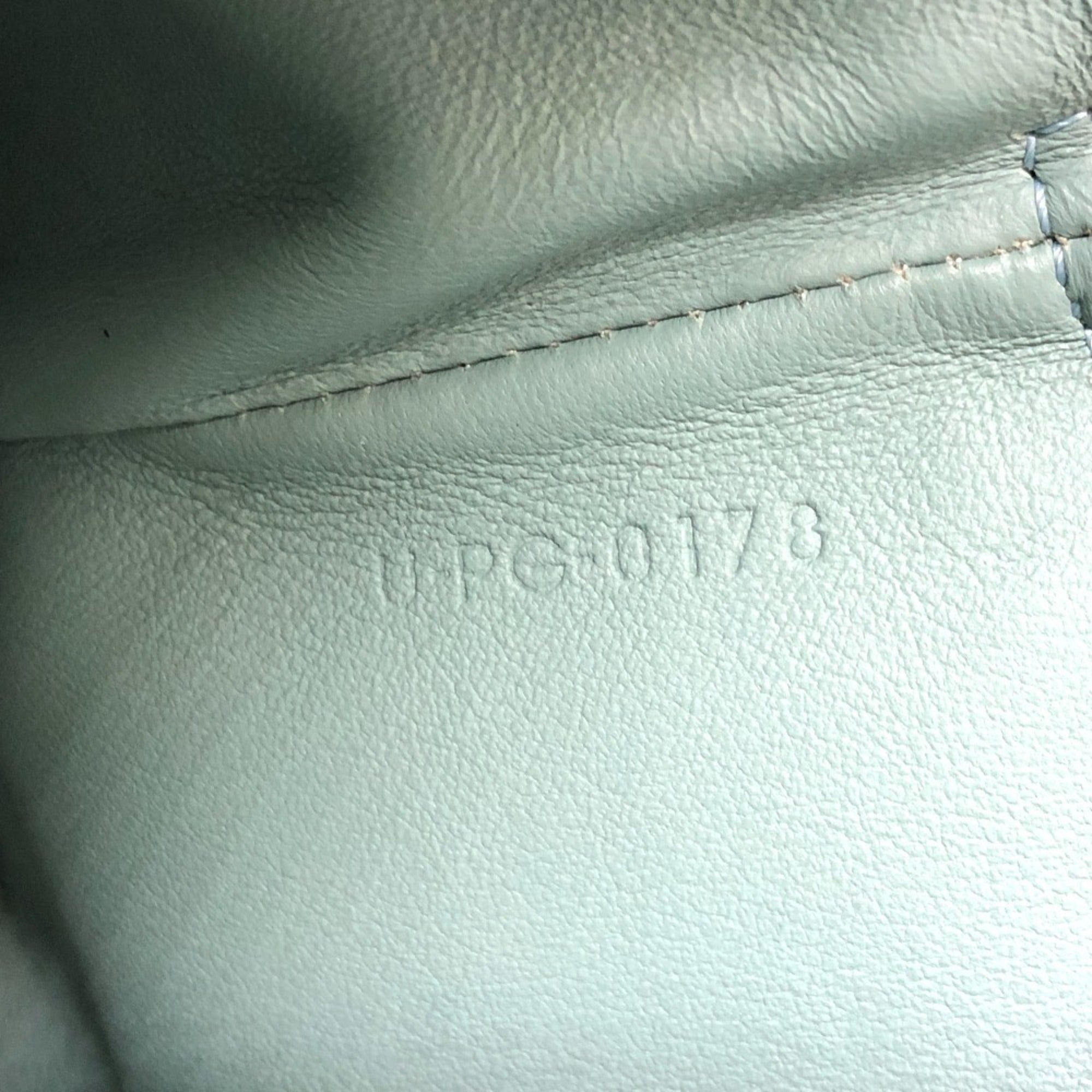 Celine Green Leather Clutch Bag Pouch (Pre-Owned)
