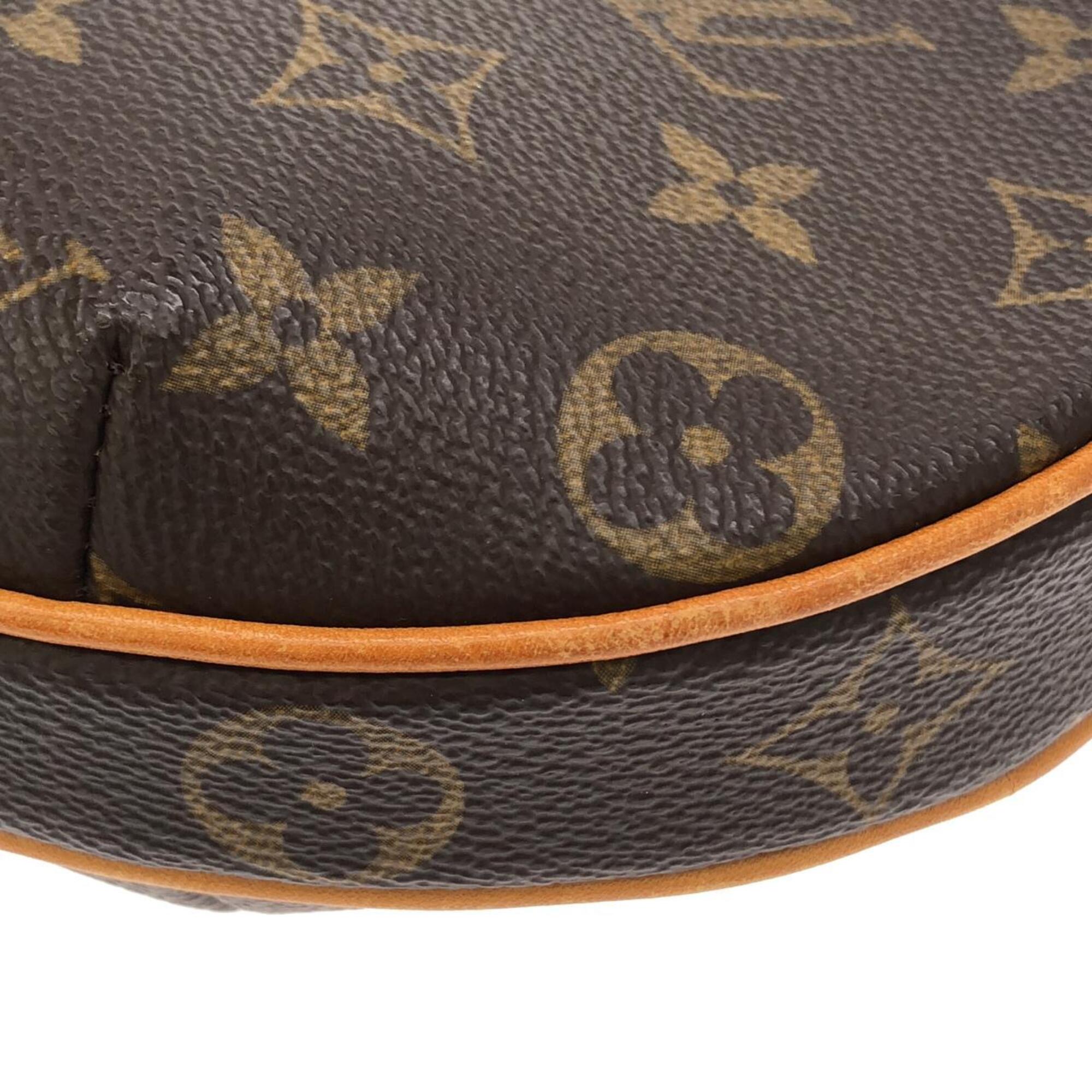 Louis Vuitton Brown Coated Canvas Pochette Shoulder Bag (Pre-Owned)