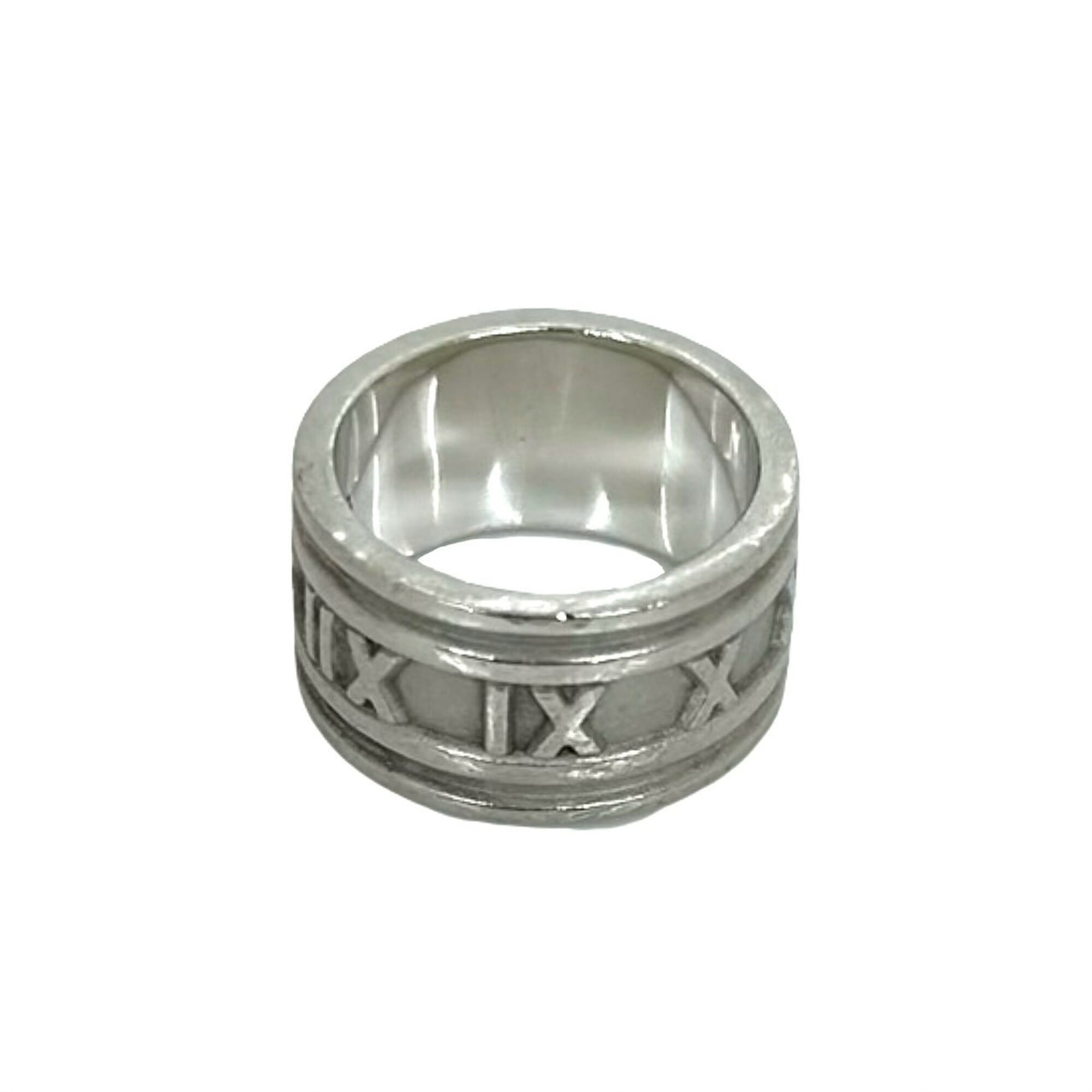 Tiffany Silver Silver 925 Band Ring (Pre-Owned)