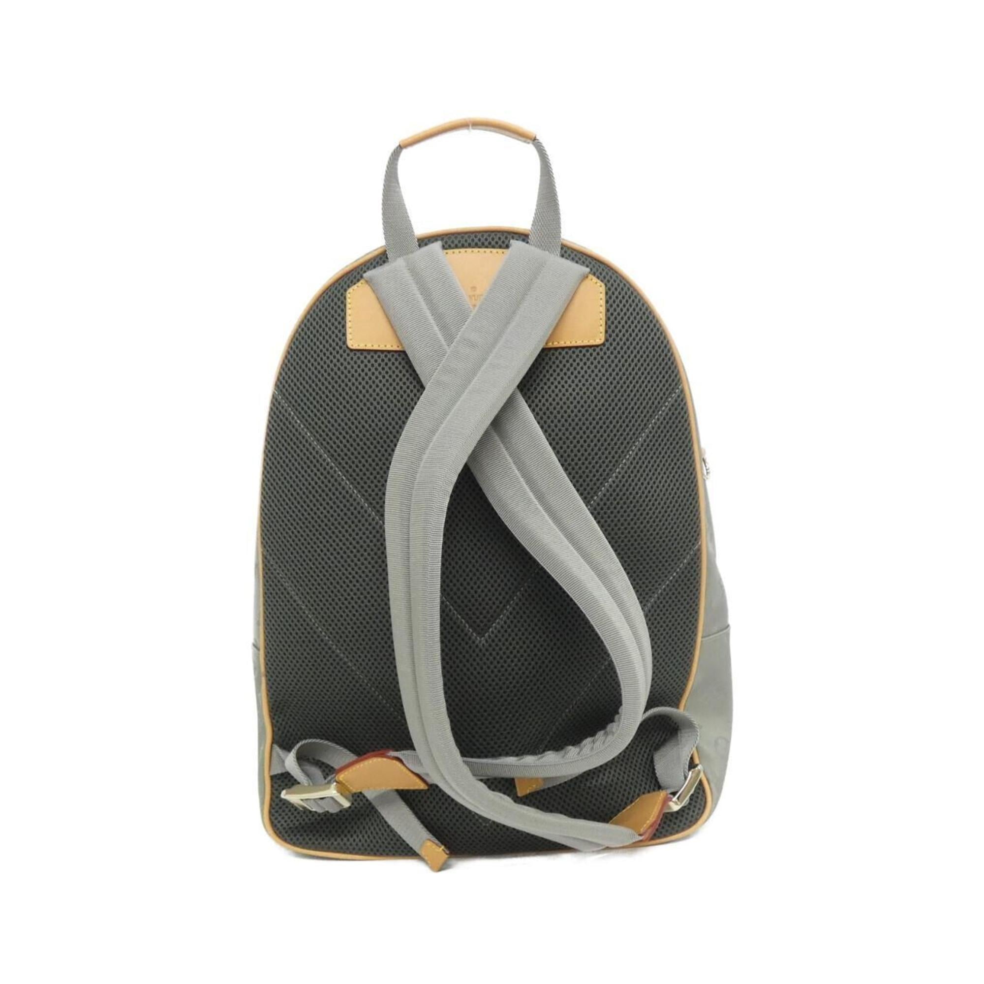Louis Vuitton Gris Canvas Backpack (Pre-Owned)