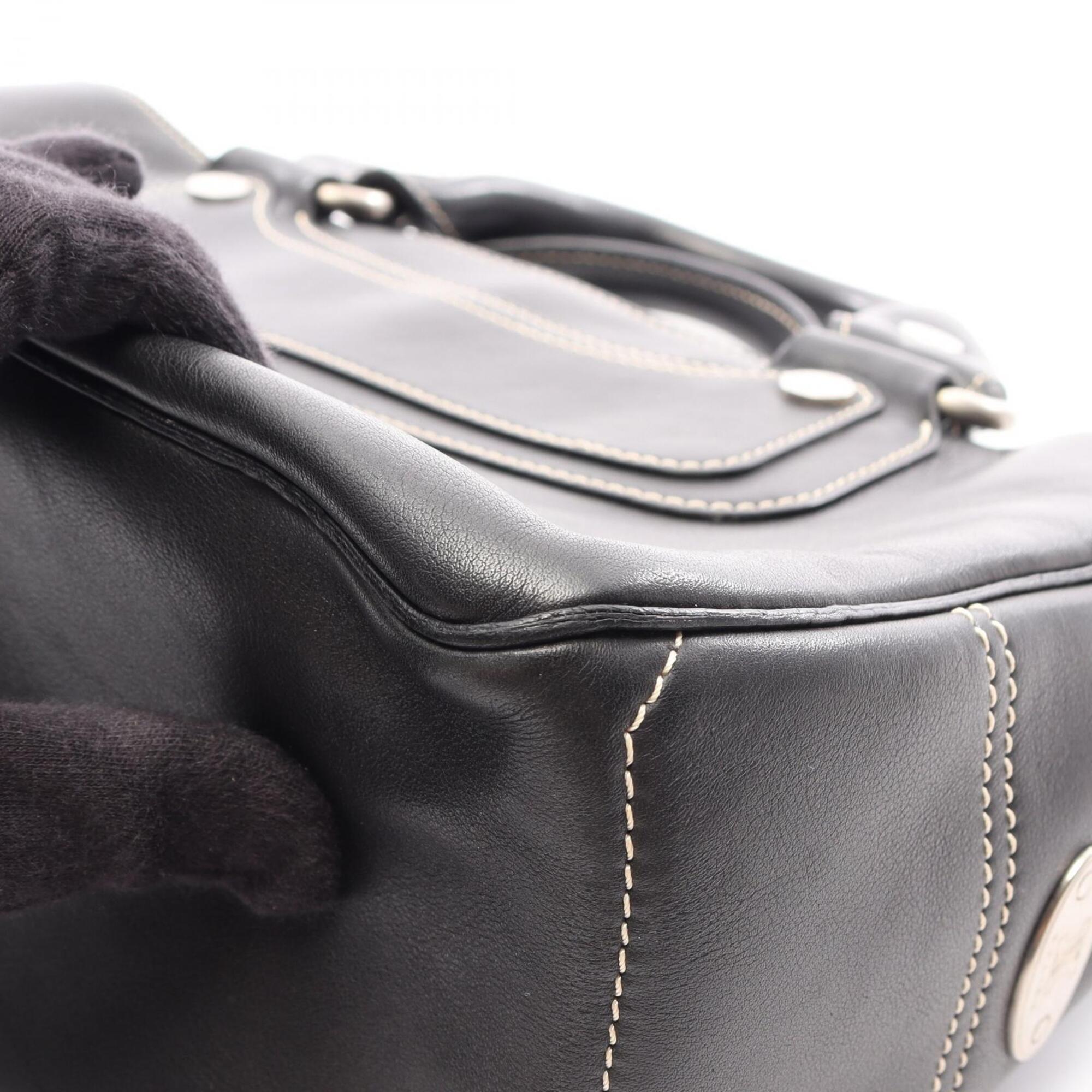 Celine Black Leather Handbag (Pre-Owned)