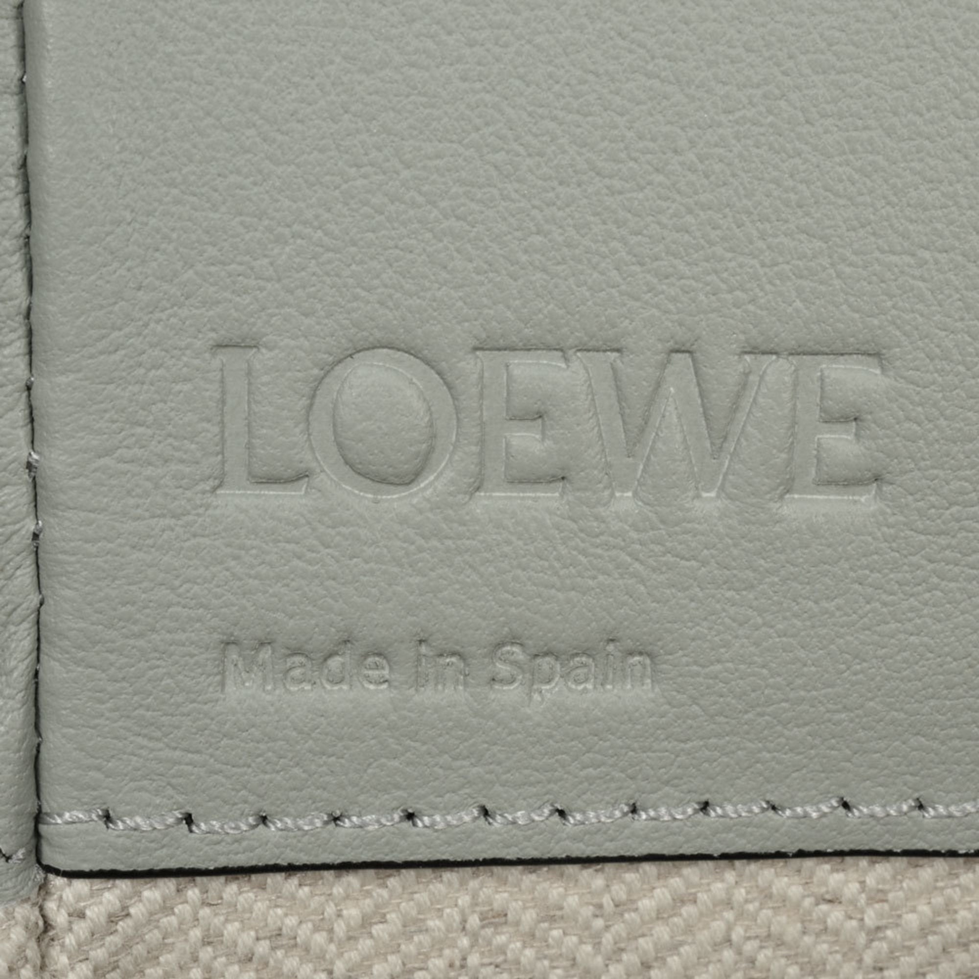 Loewe Hammock Gray Leather Shoulder Bag (Pre-Owned)