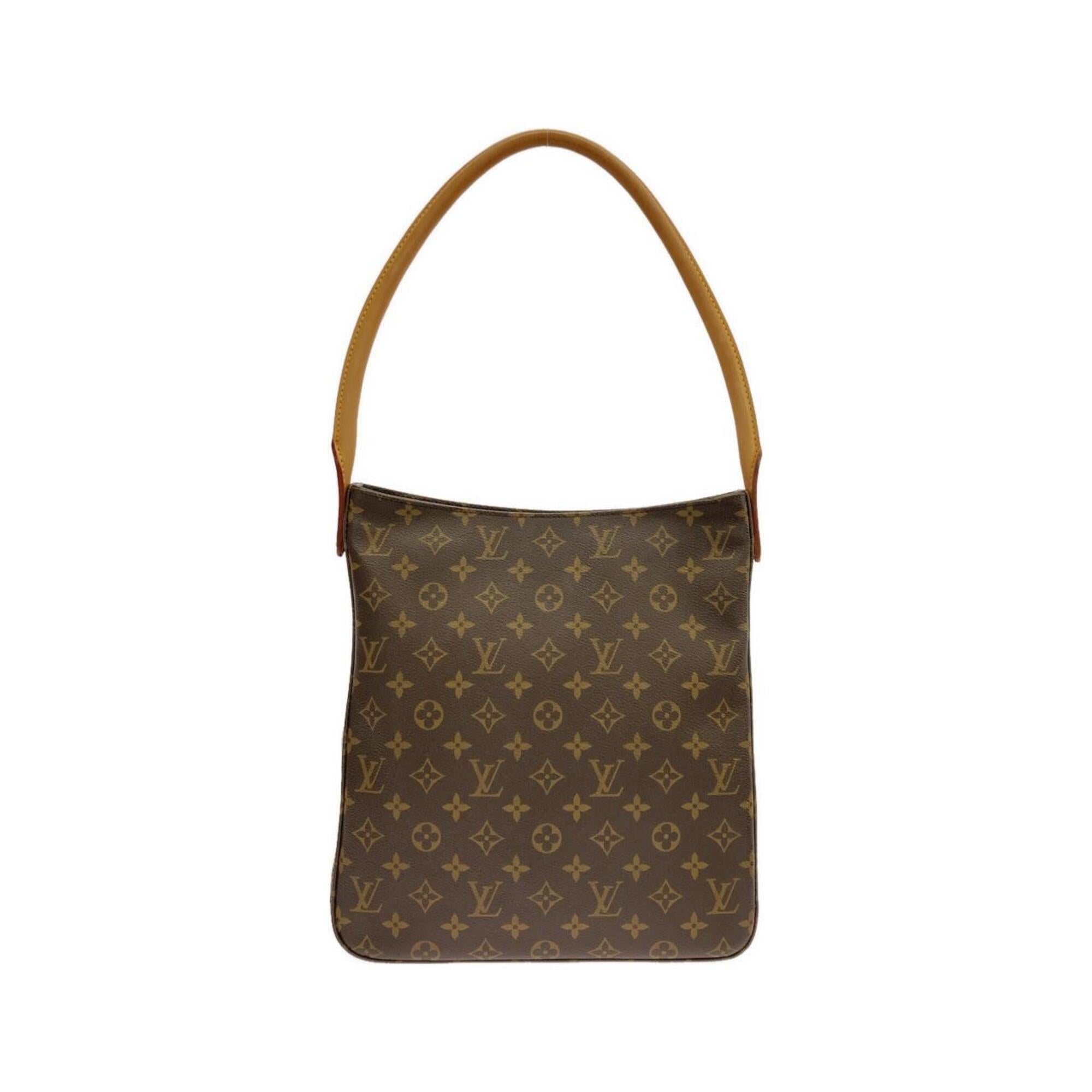 Louis Vuitton Marron Coated Canvas Shoulder Bag (Pre-Owned)
