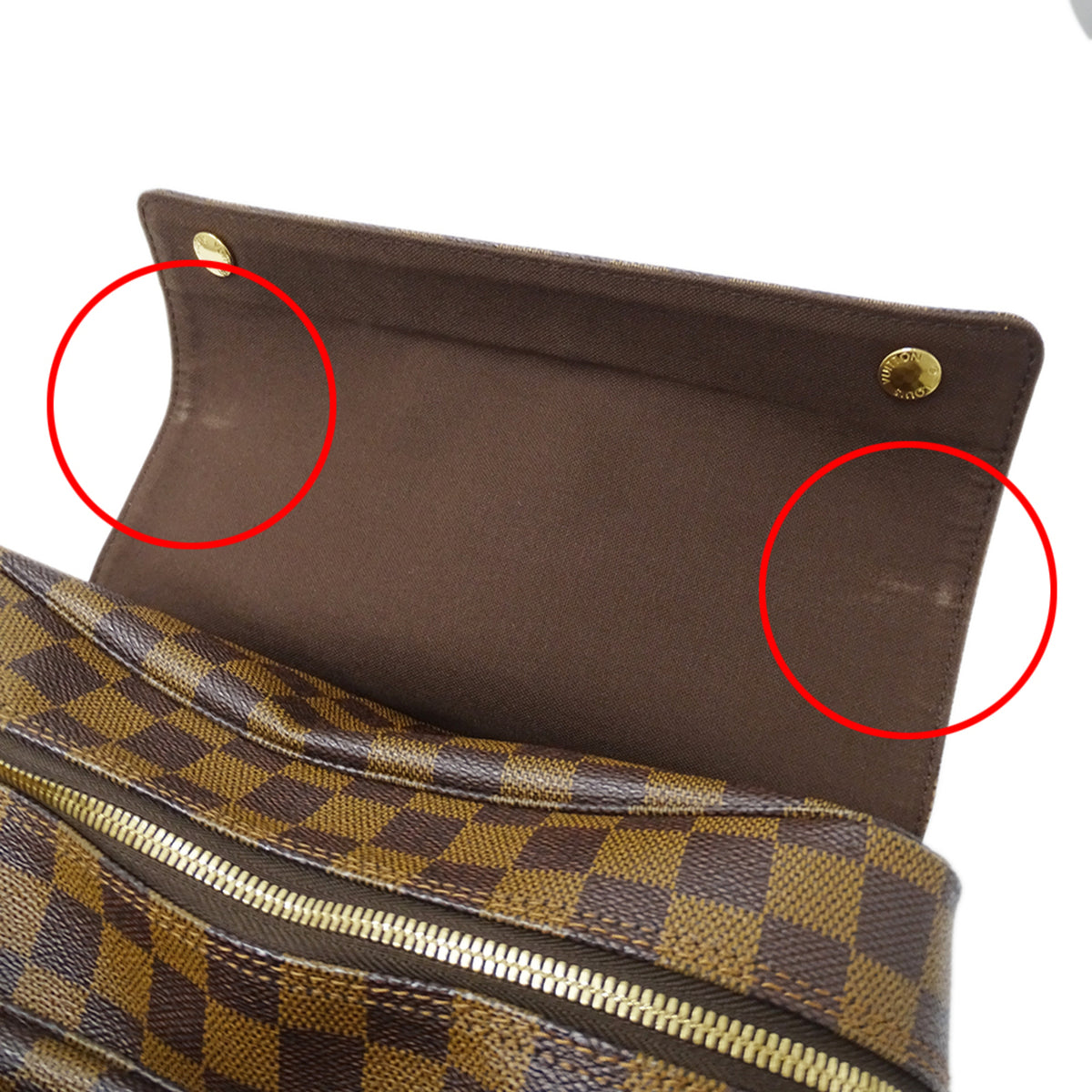 Louis Vuitton Brown Damier Canvas Damier Canvas Handbag Shoulder Bag (Pre-Owned)