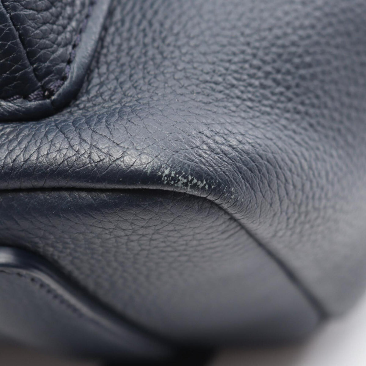 Dior Homme Navy Leather Backpack Handbag (Pre-Owned)