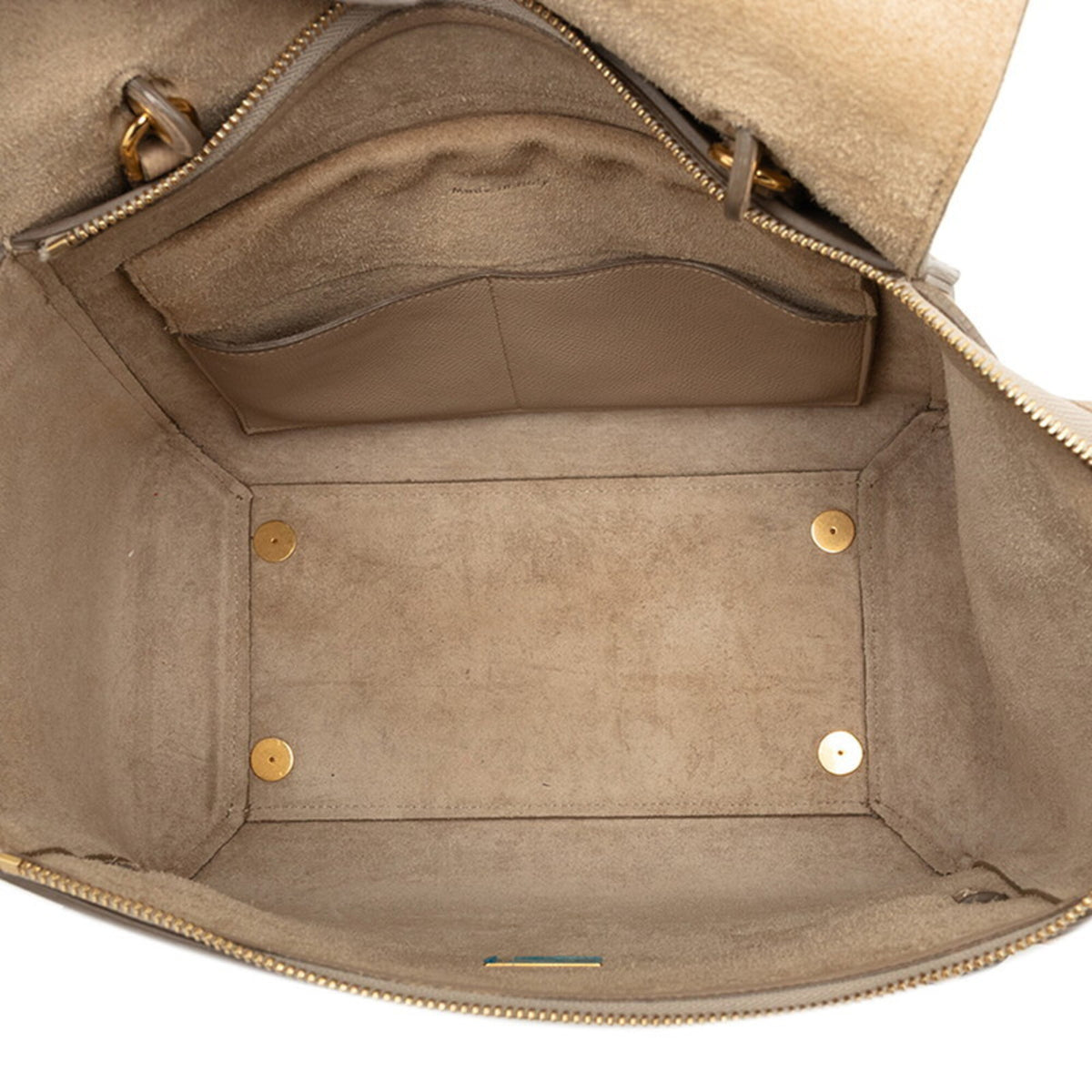 Celine Beige Leather Handbag Shoulder Bag (Pre-Owned)