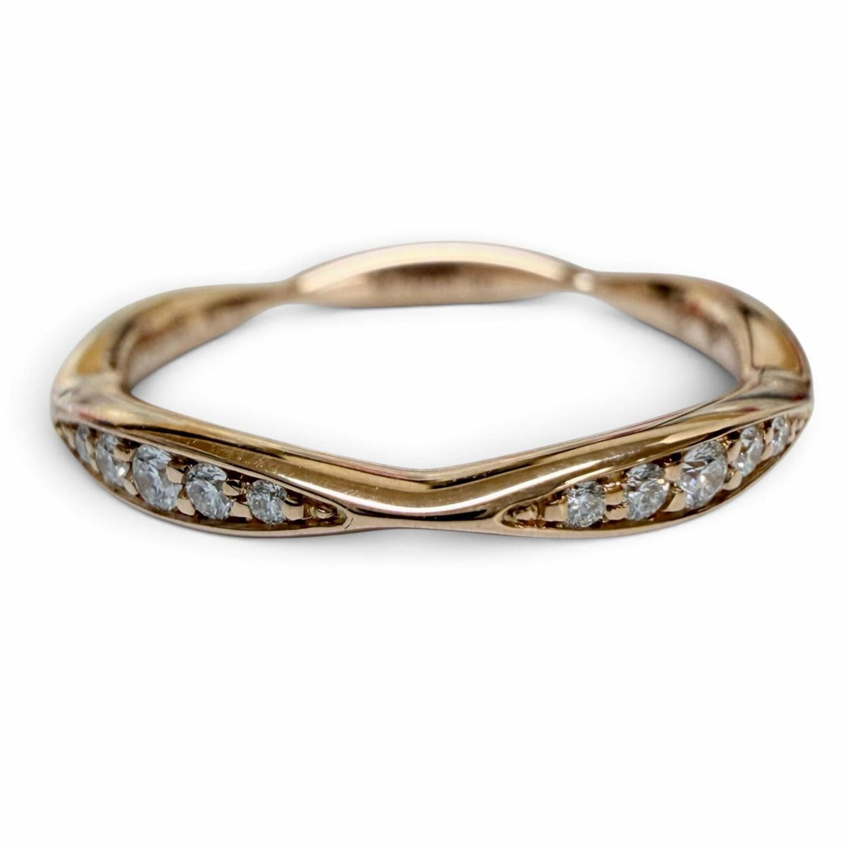 Chanel Pink Gold Pink Gold (18K) Band Ring (Pre-Owned)