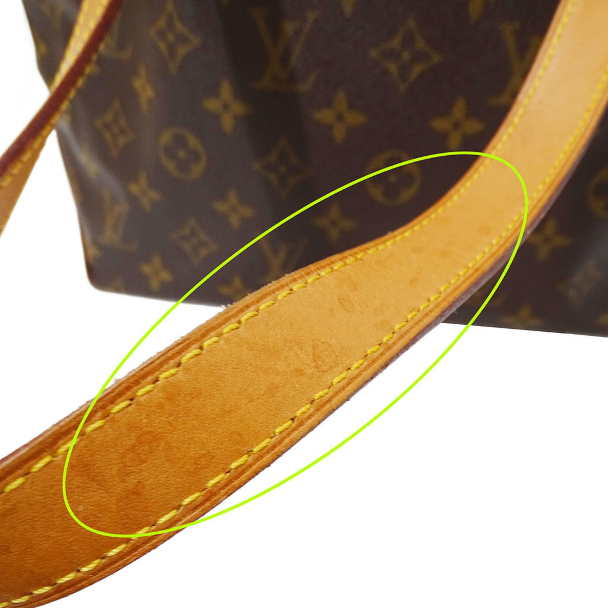 Louis Vuitton Brown Monogram Handbag Tote Bag (Pre-Owned)