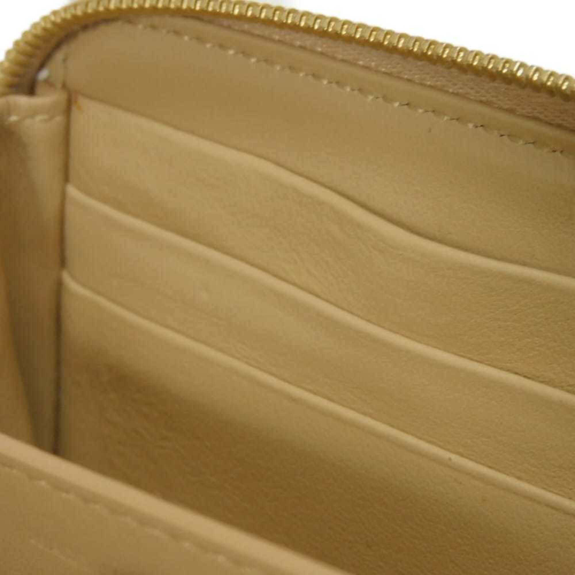 Celine Gold Metallic Gold Leather Coin Purse/Coin Case (Pre-Owned)