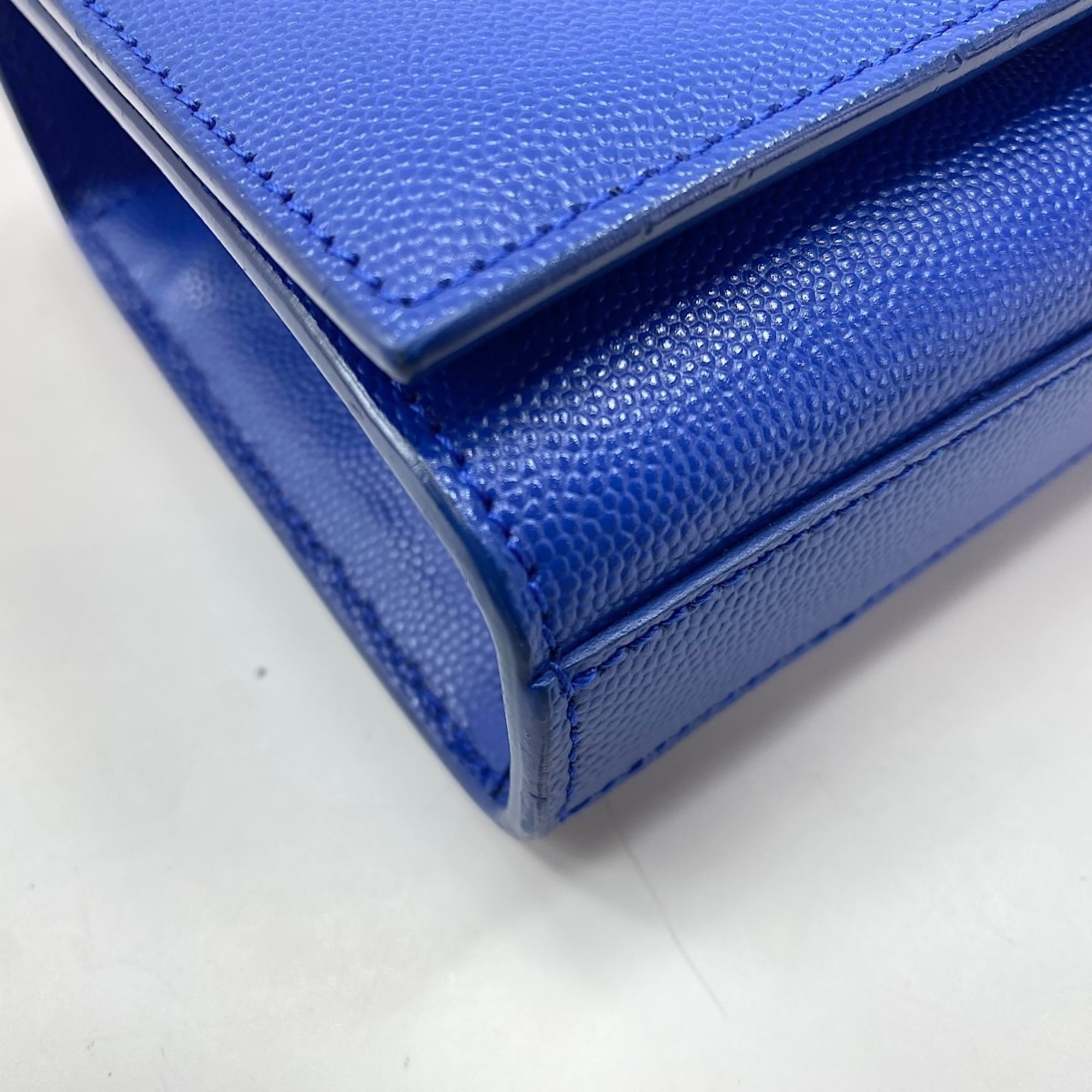 Yves Saint Laurent Blue Shoulder Bag (Pre-Owned)