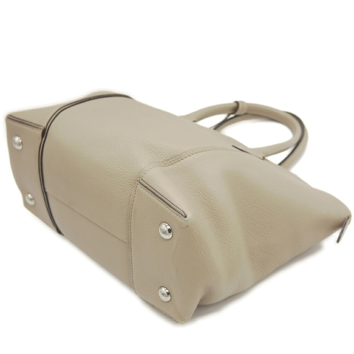 Louis Vuitton Gray Veau Cachemire Leather Handbag Shoulder Bag (Pre-Owned)