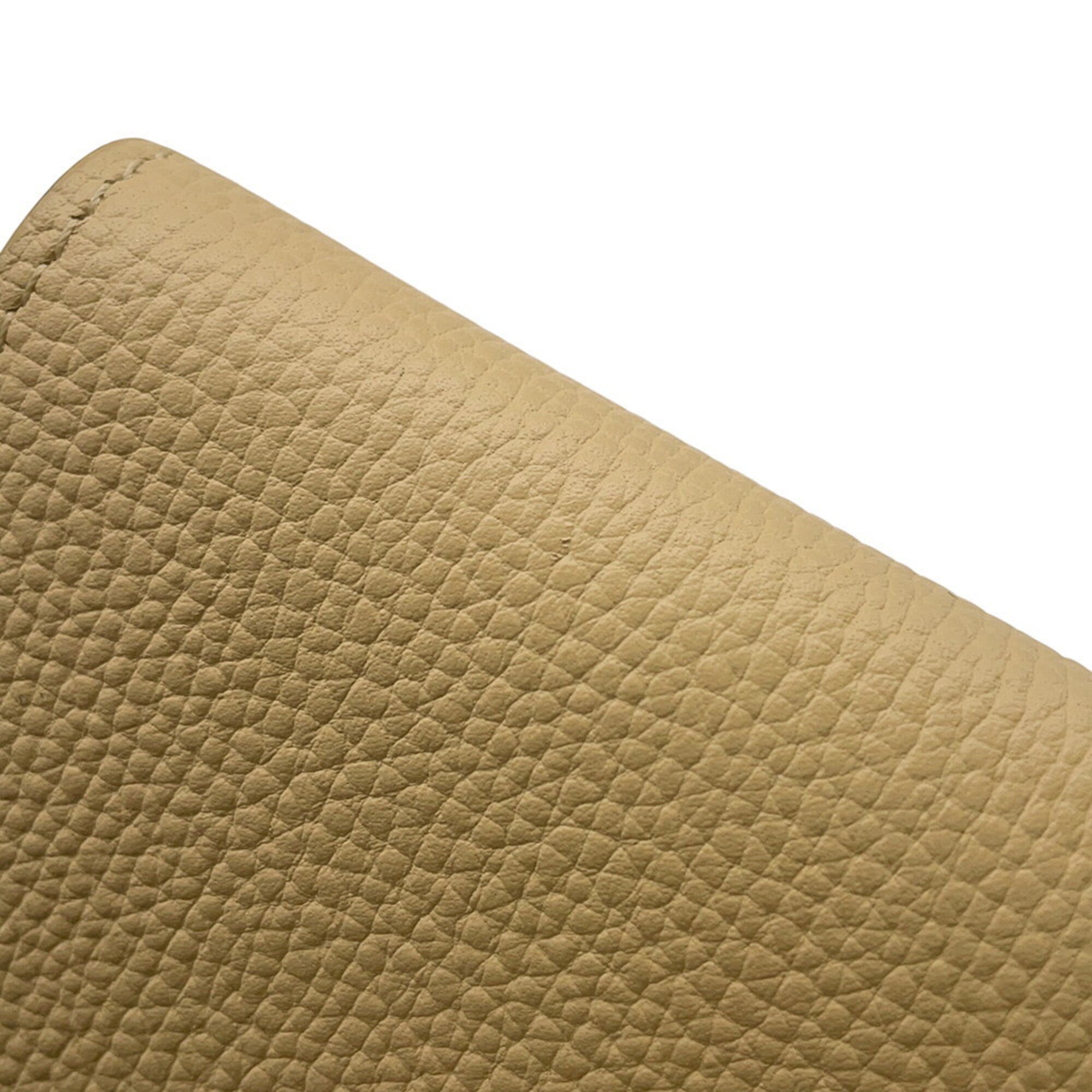 Loewe Beige Leather Wallet (Tri-Fold) (Pre-Owned)