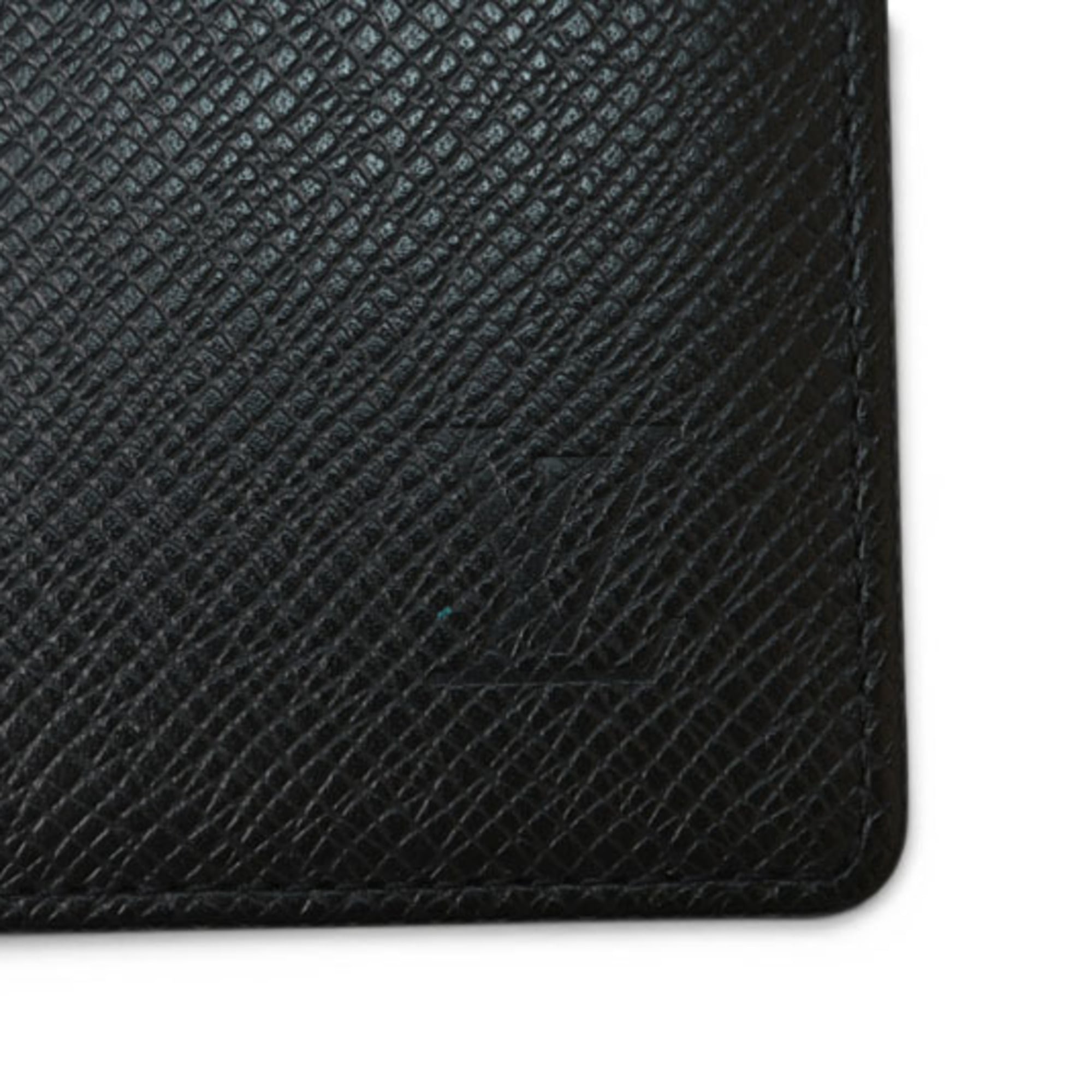 Louis Vuitton Ardoise Leather Long Wallet (Bi-Fold) (Pre-Owned)