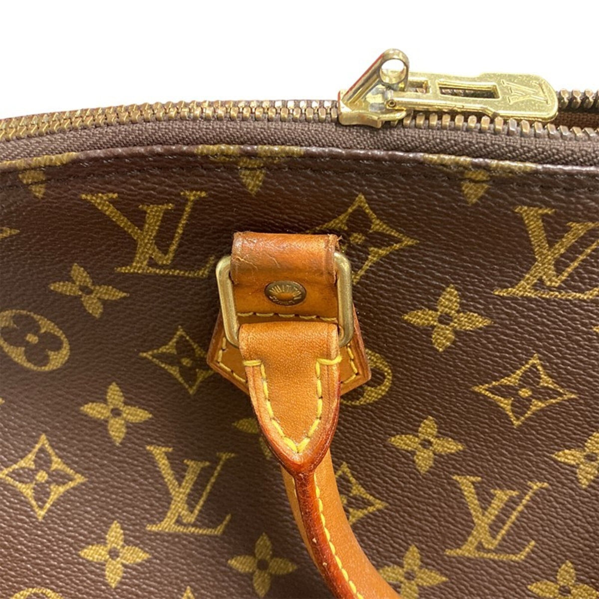 Louis Vuitton Brown Pvc Leather Handbag (Pre-Owned)