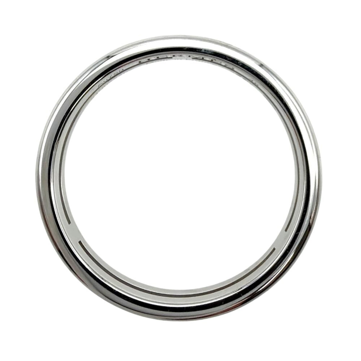 Hermes White Gold White Gold (18K) Band Ring (Pre-Owned)