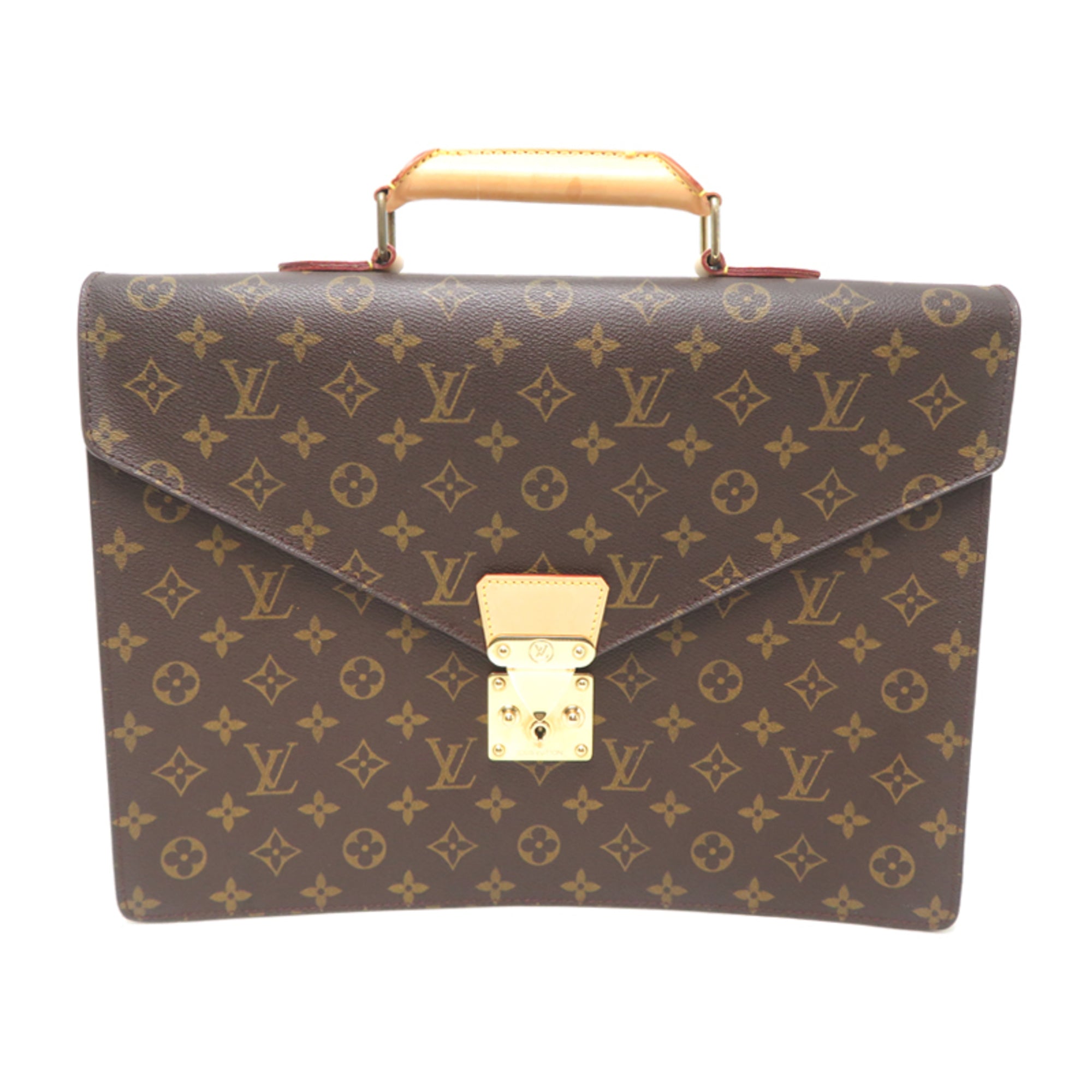 Louis Vuitton Brown Monogram Briefcase (Pre-Owned)