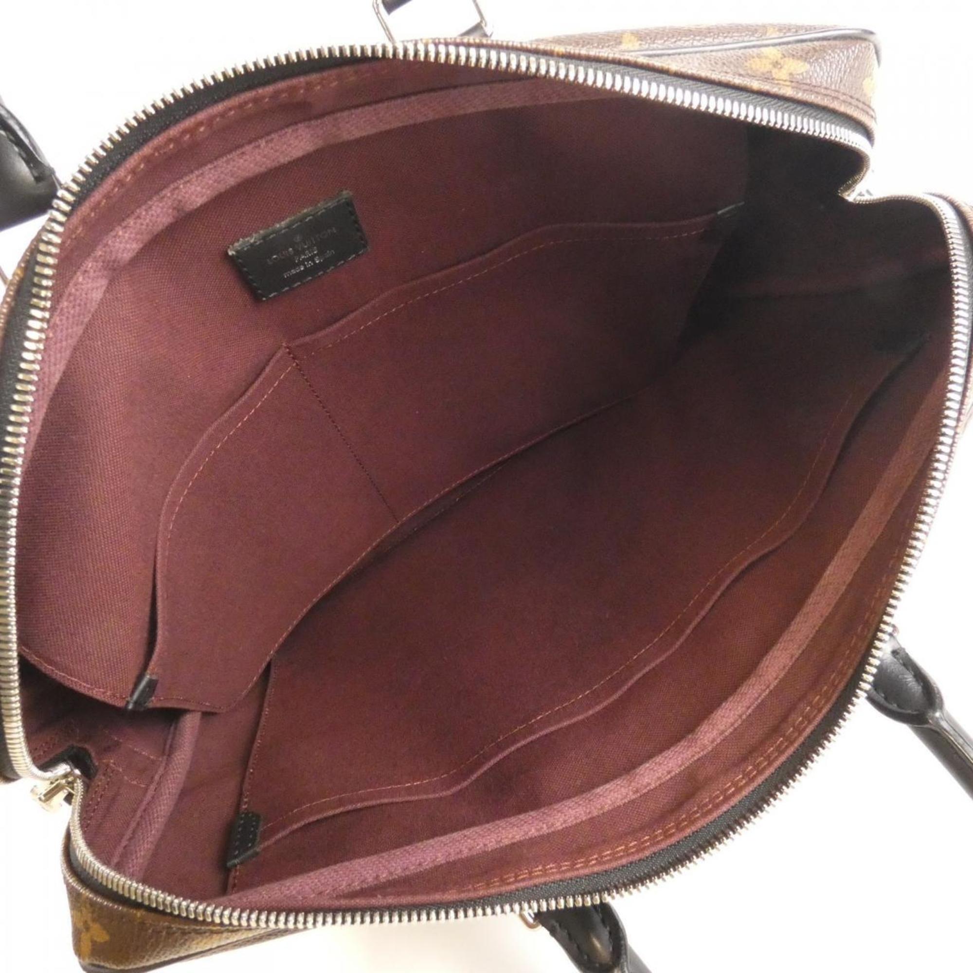 Louis Vuitton Marron Coated Canvas Handbag (Pre-Owned)