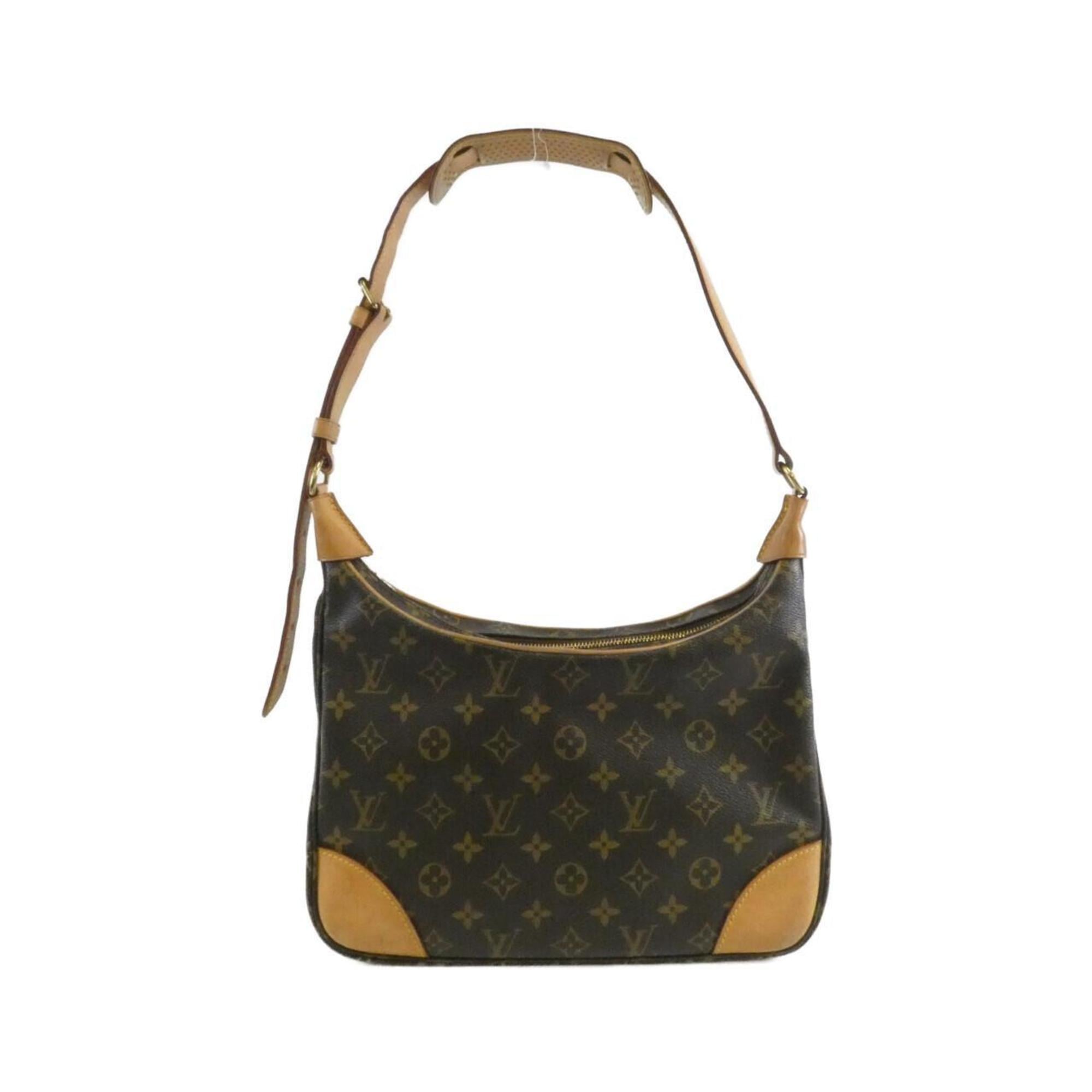 Louis Vuitton Marron Coated Canvas Shoulder Bag (Pre-Owned)