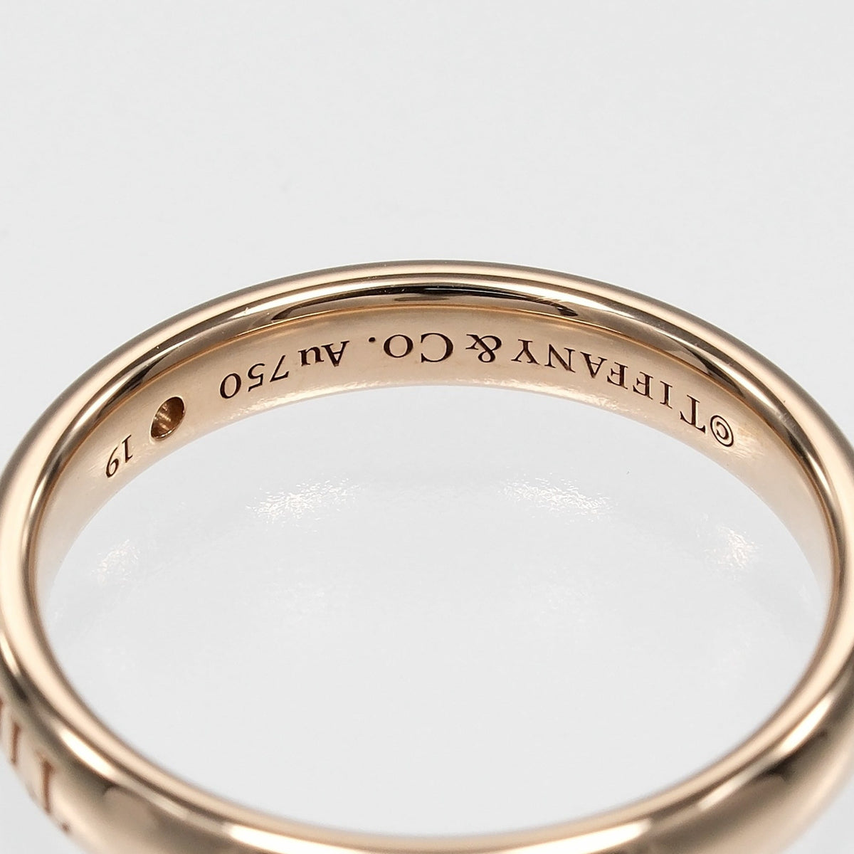 Tiffany Pink Gold Pink Gold (18K) Band Ring (Pre-Owned)