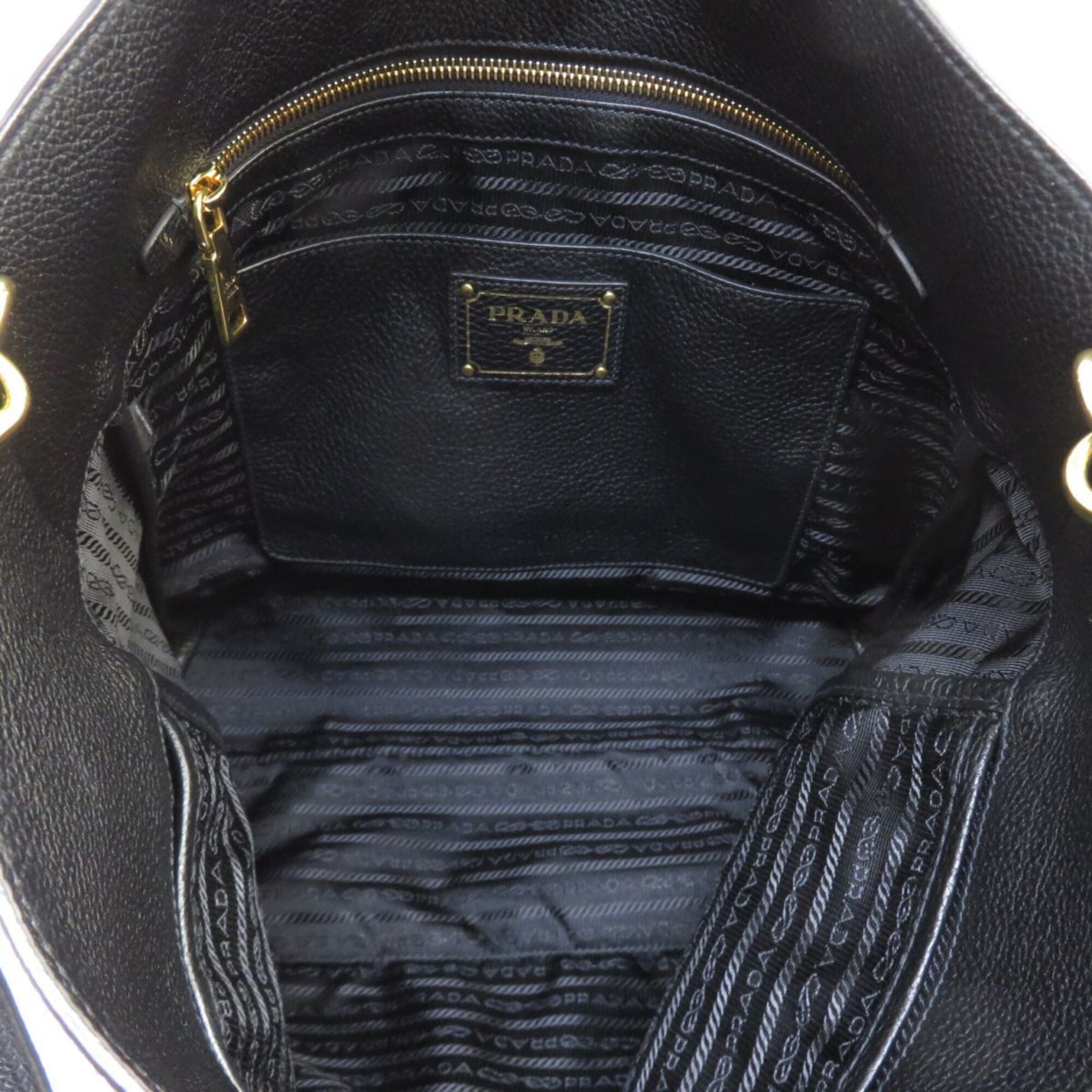 Prada Black Nero Shoulder Bag Tote Bag (Pre-Owned)