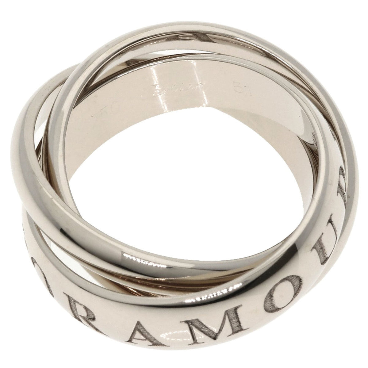 Cartier Trinity White Gold (18K) Band Ring (Pre-Owned)