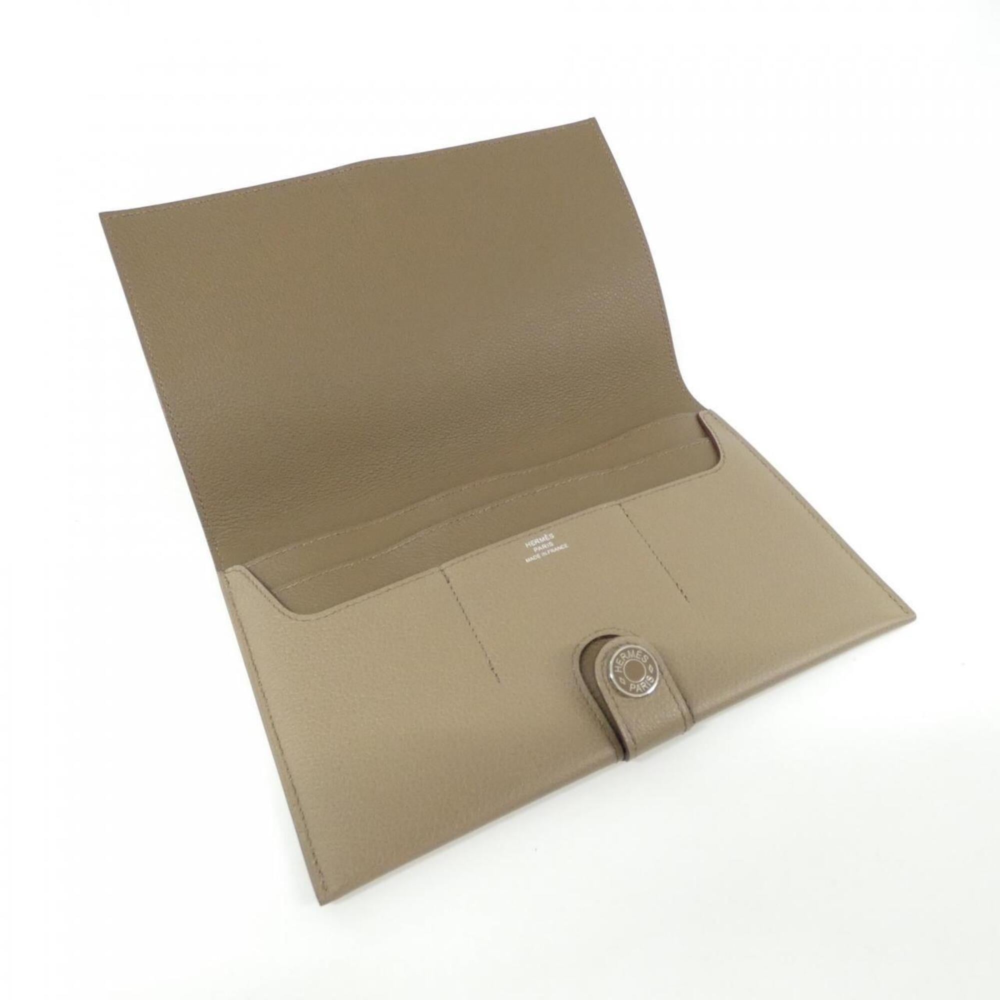 Hermes Beige Long Bill Wallet (Bi-Fold) (Pre-Owned)