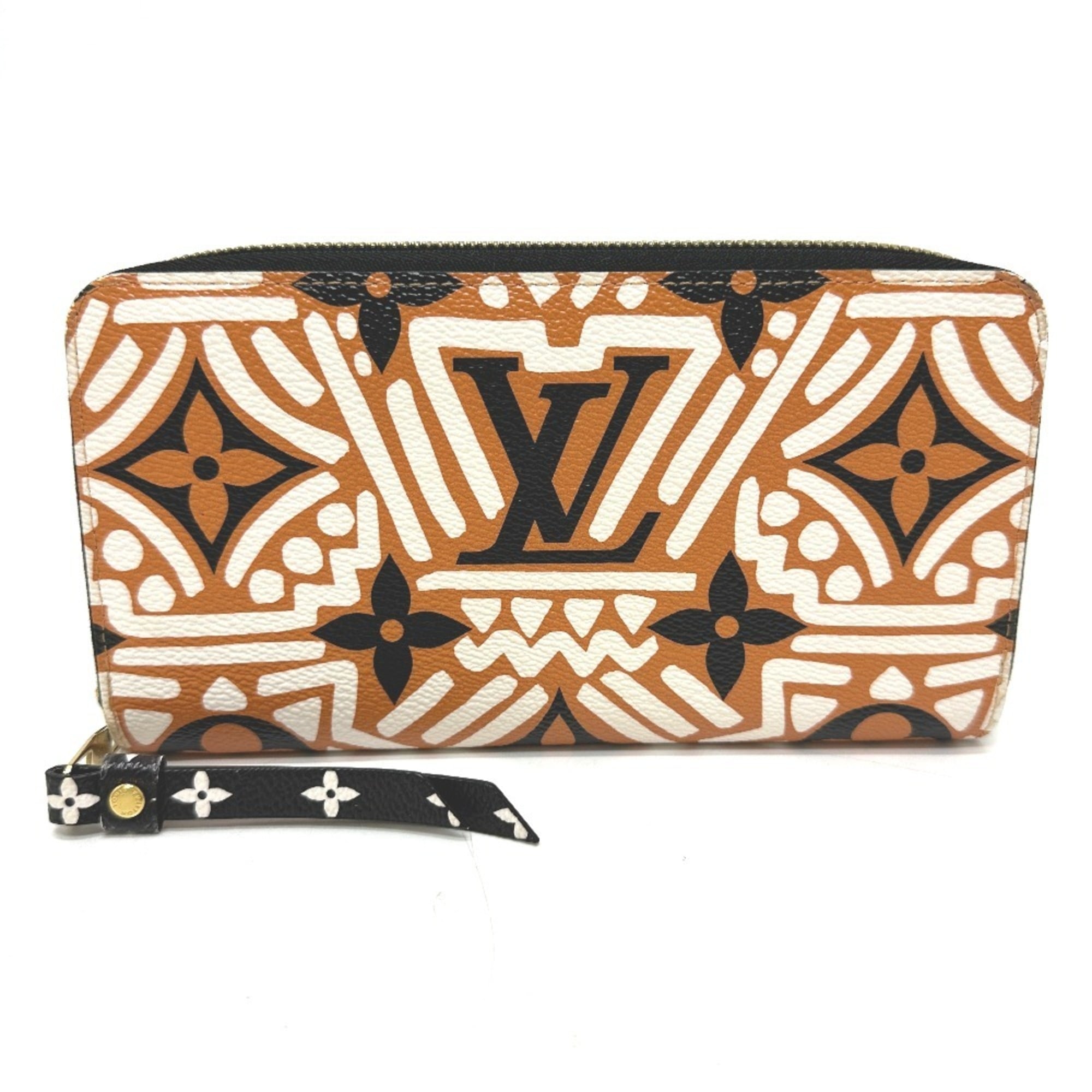 Louis Vuitton Monogram Graffiti Brown Monogram Long Wallet (Bi-Fold) (Pre-Owned)