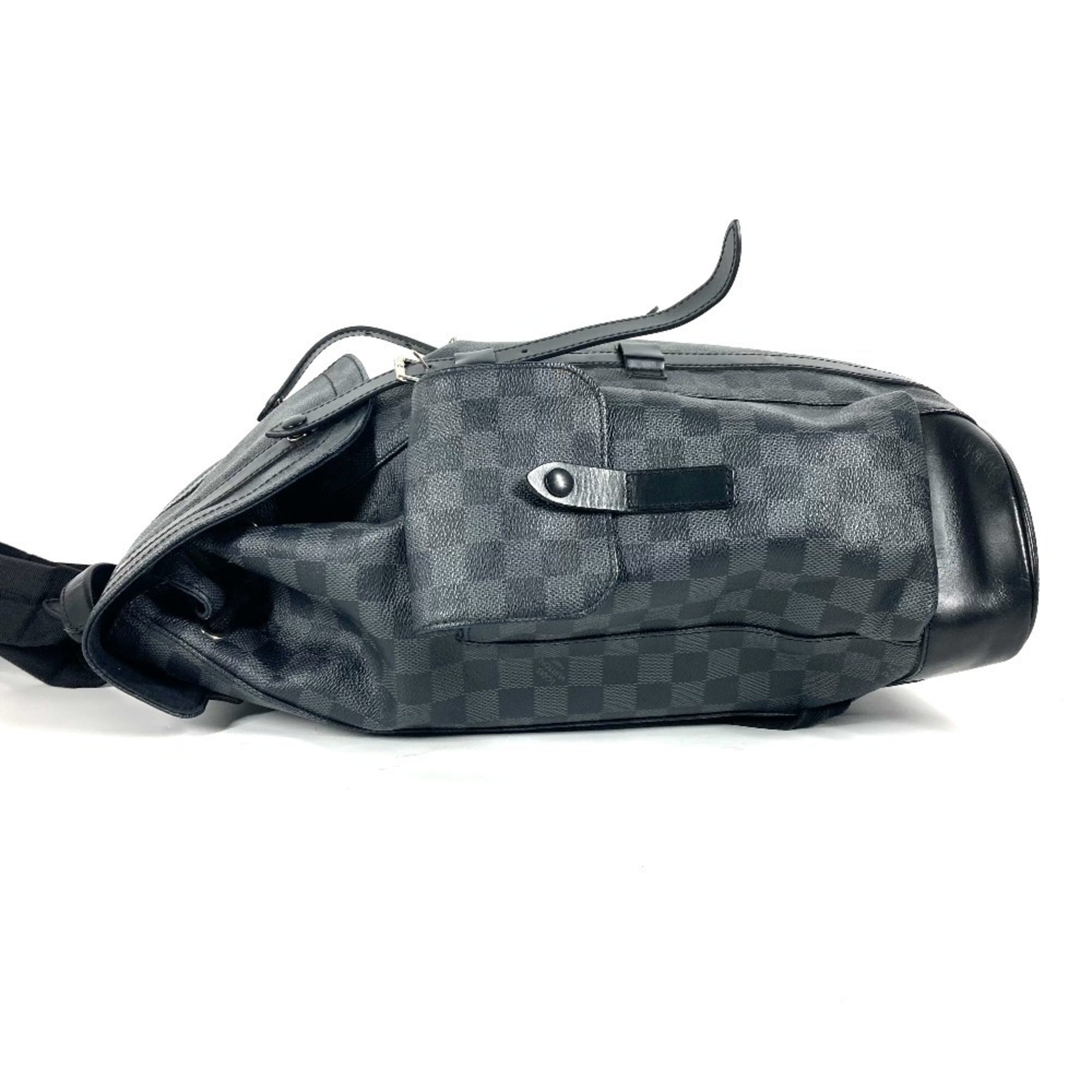Louis Vuitton Black Damier Graphite Backpack (Pre-Owned)