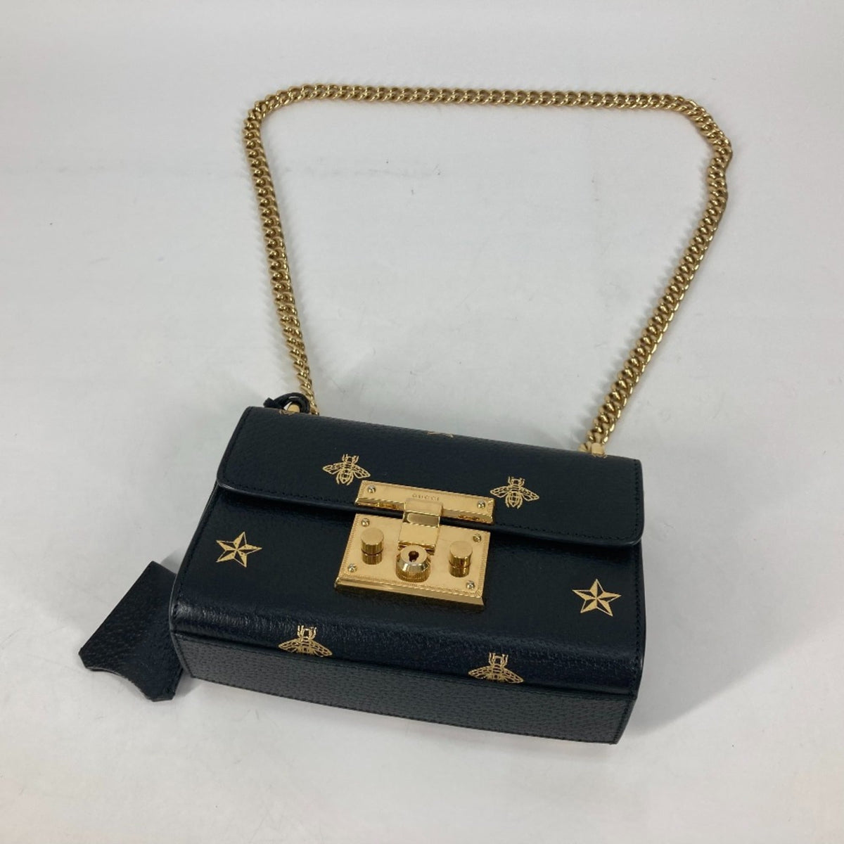 Gucci Black Leather Shoulder Bag (Pre-Owned)