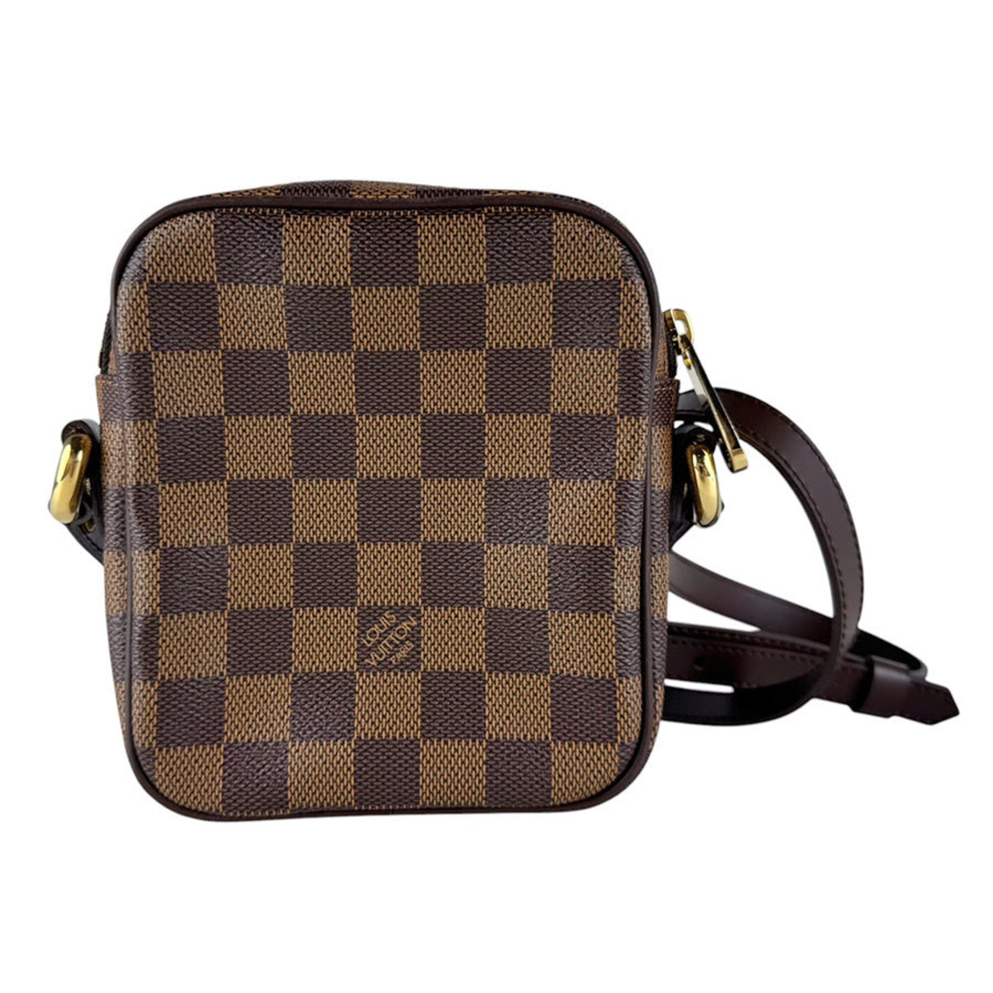 Louis Vuitton Damier Canvas Ebene Damier Canvas Shoulder Bag (Pre-Owned)