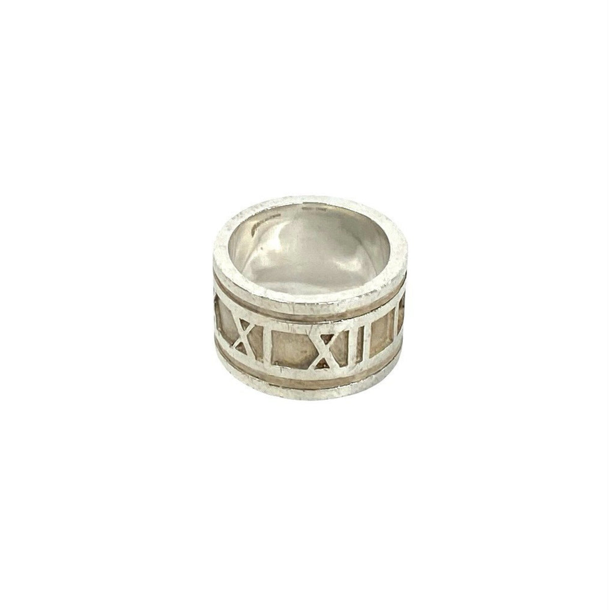 Tiffany Silver Silver 925 Band Ring (Pre-Owned)