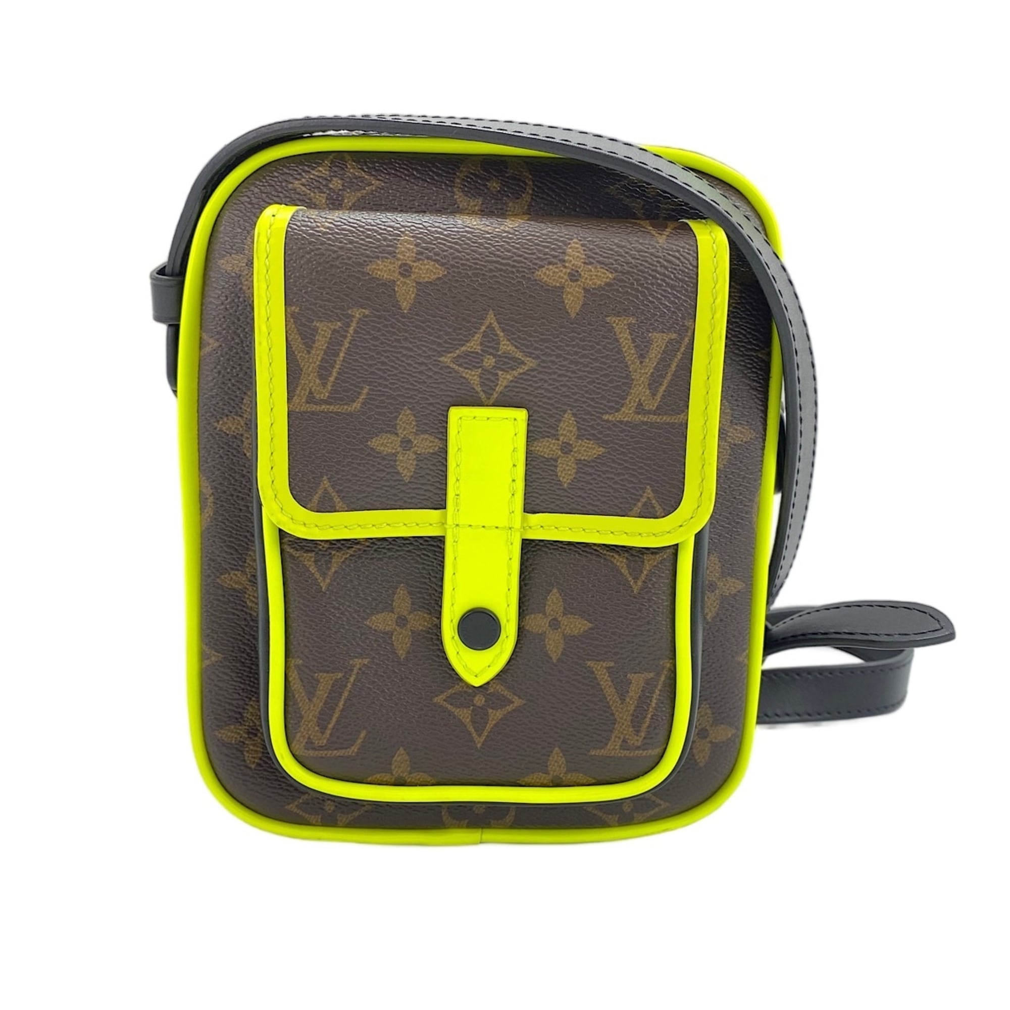 Louis Vuitton Monogram Yellow Shoulder Bag (Pre-Owned)