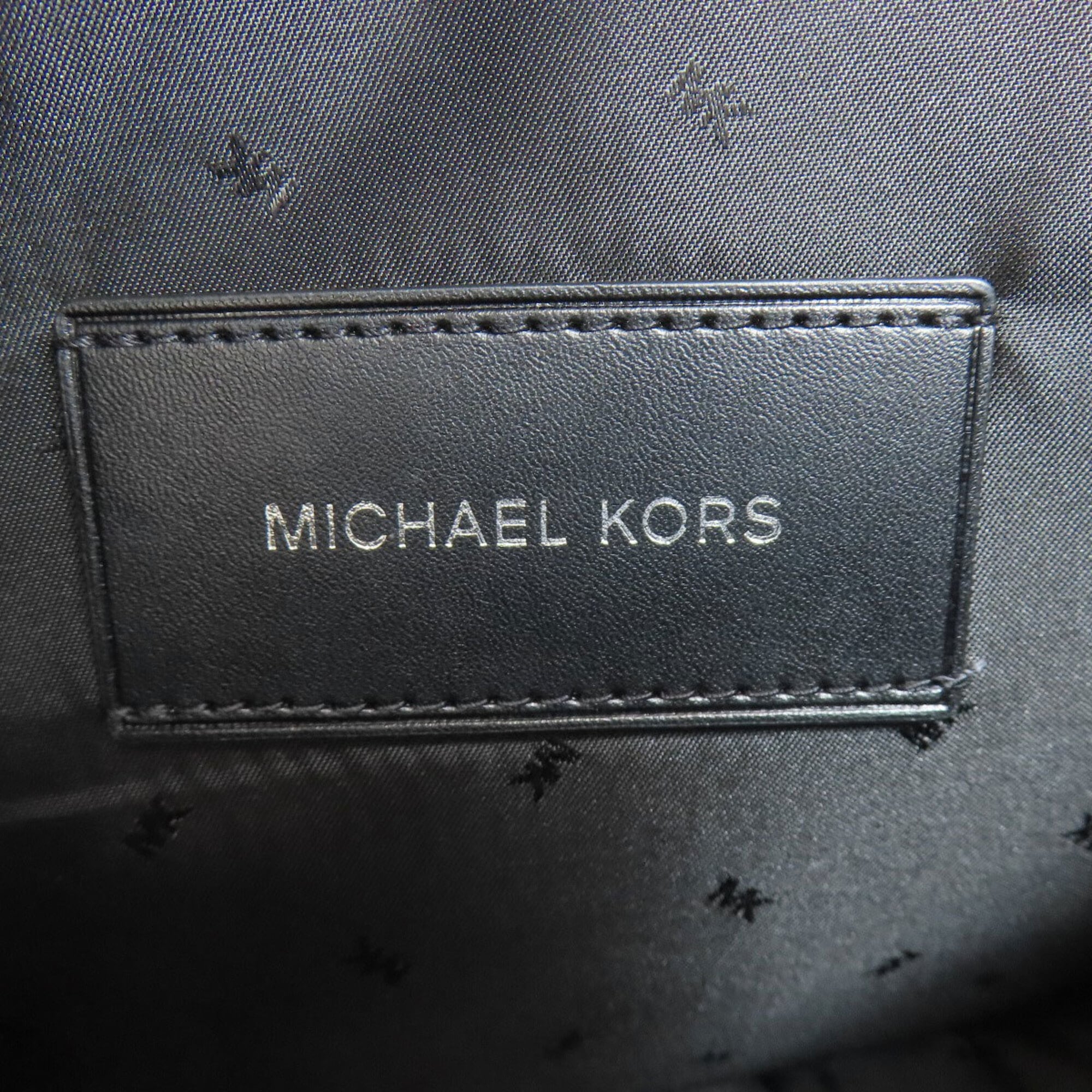 Michael Kors Black Nylon Jacquard Briefcase (Pre-Owned)