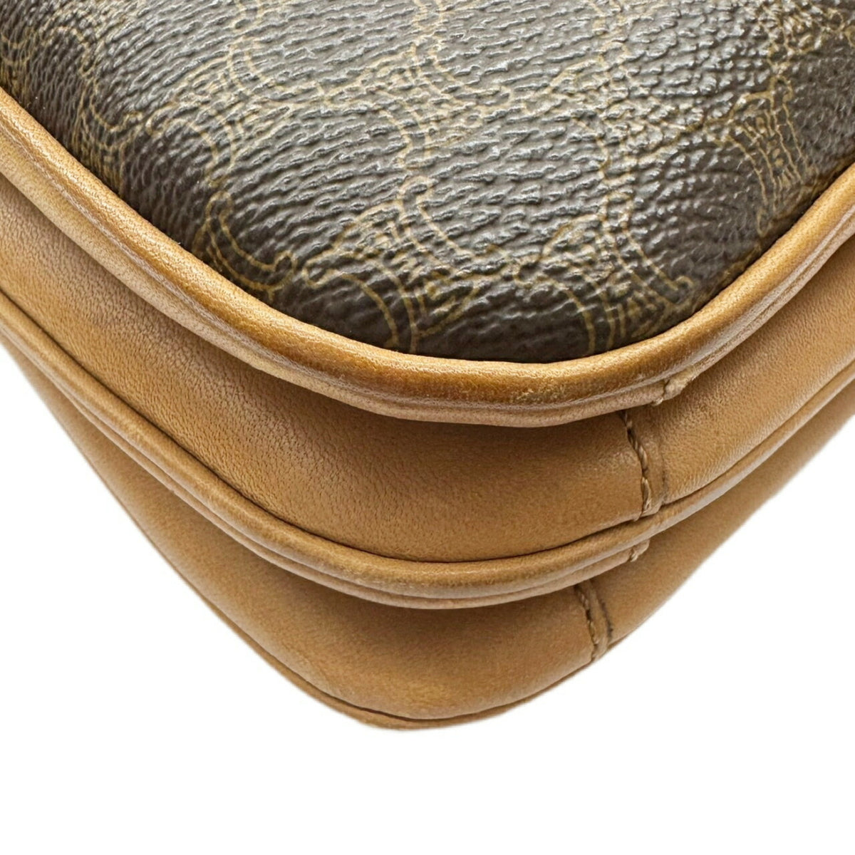 Celine Brown Pvc Shoulder Bag (Pre-Owned)