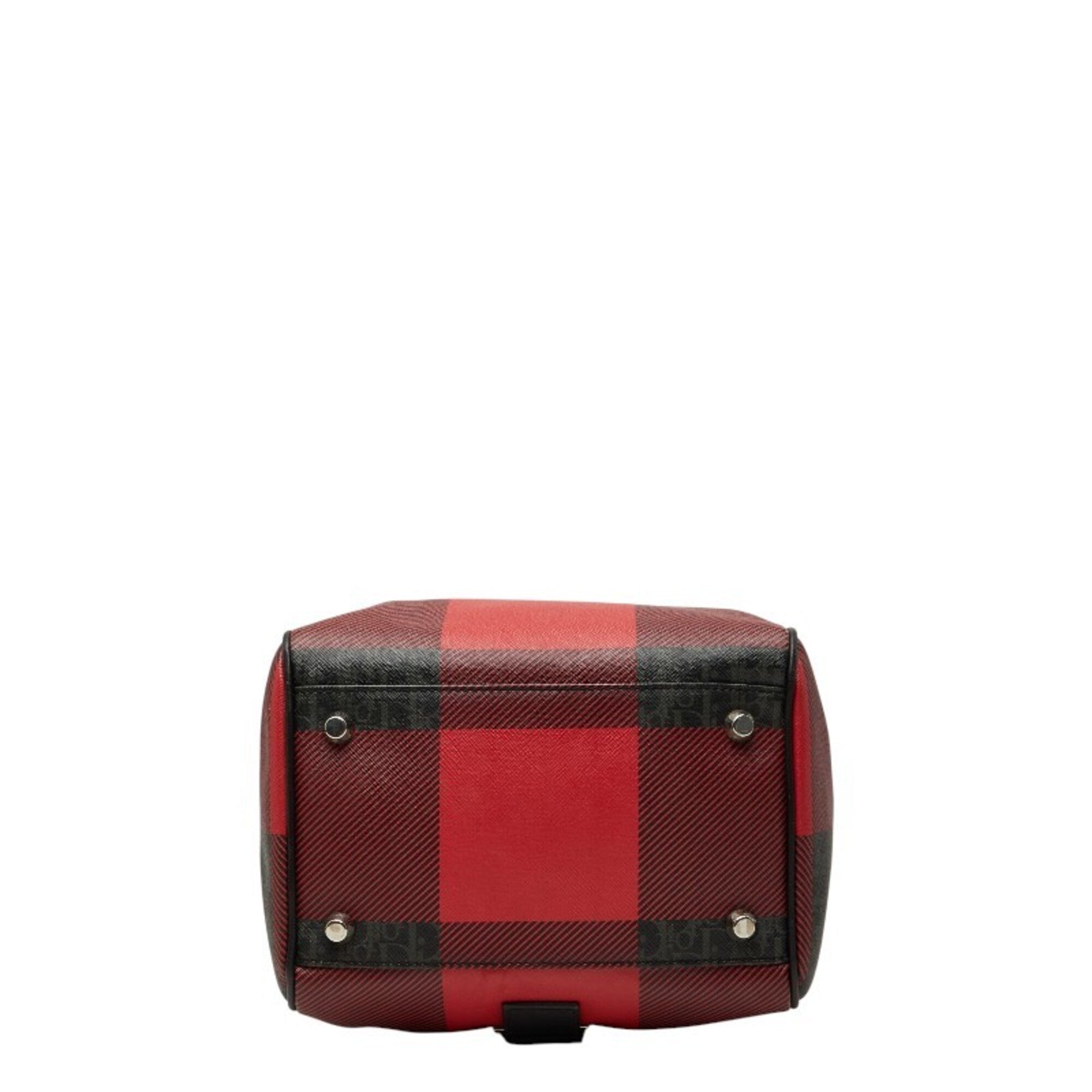 Dior Homme Black Red Color Pvc Leather Shoulder Bag Sling Bag (Pre-Owned)