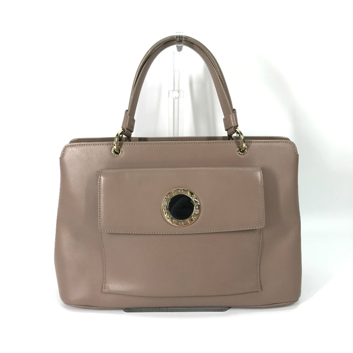 Bvlgari Pink Leather Shoulder Bag (Pre-Owned)