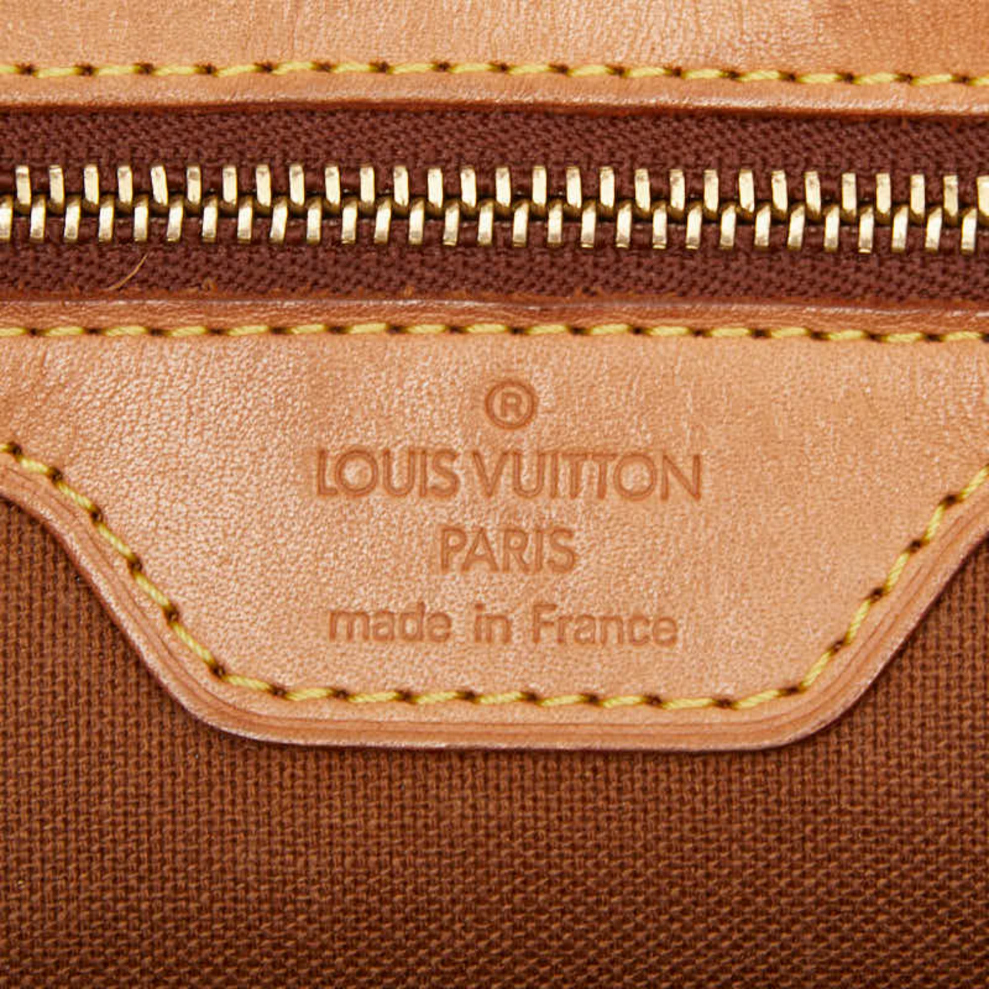 Louis Vuitton Brown Pvc Leather Shoulder Bag Tote Bag (Pre-Owned)