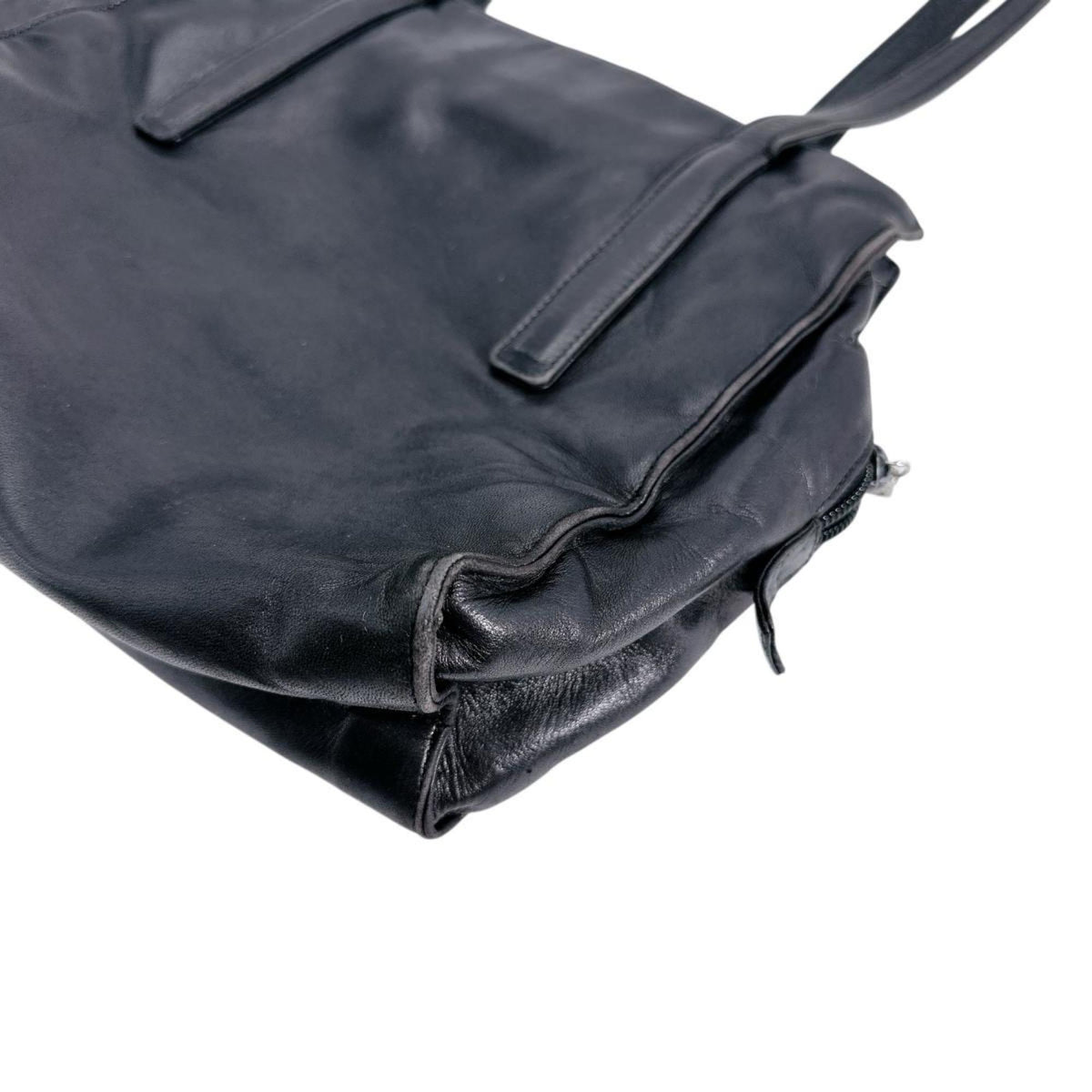 Prada Black Leather Tote Bag (Pre-Owned)