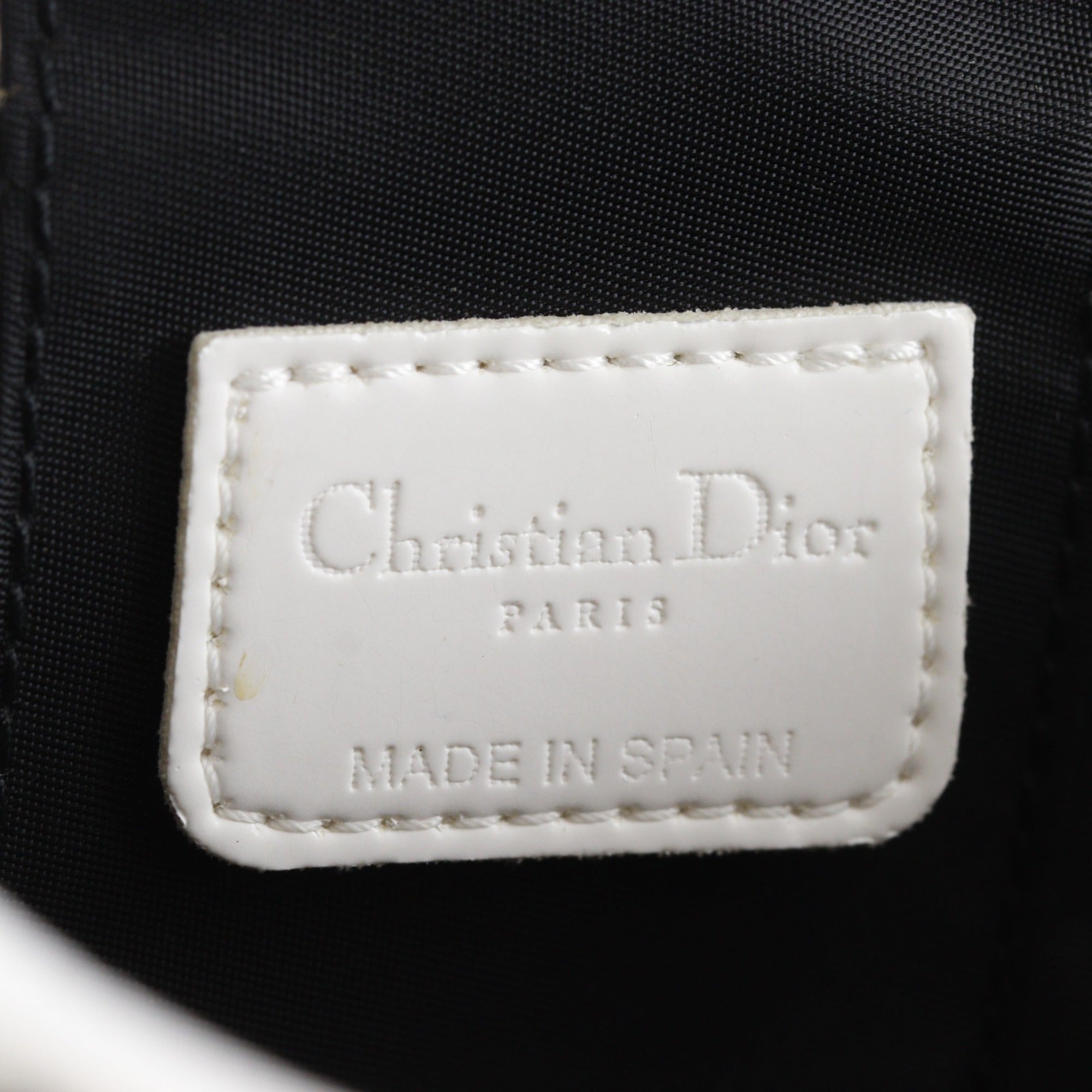 Christian Dior Black Nylon Canvas Pouch (Pre-Owned)