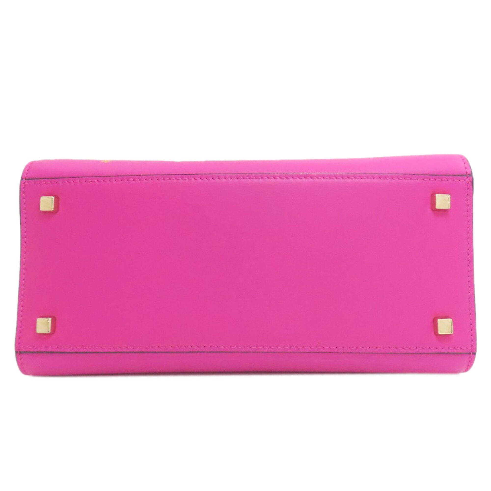 Valextra Pink Leather Handbag (Pre-Owned)
