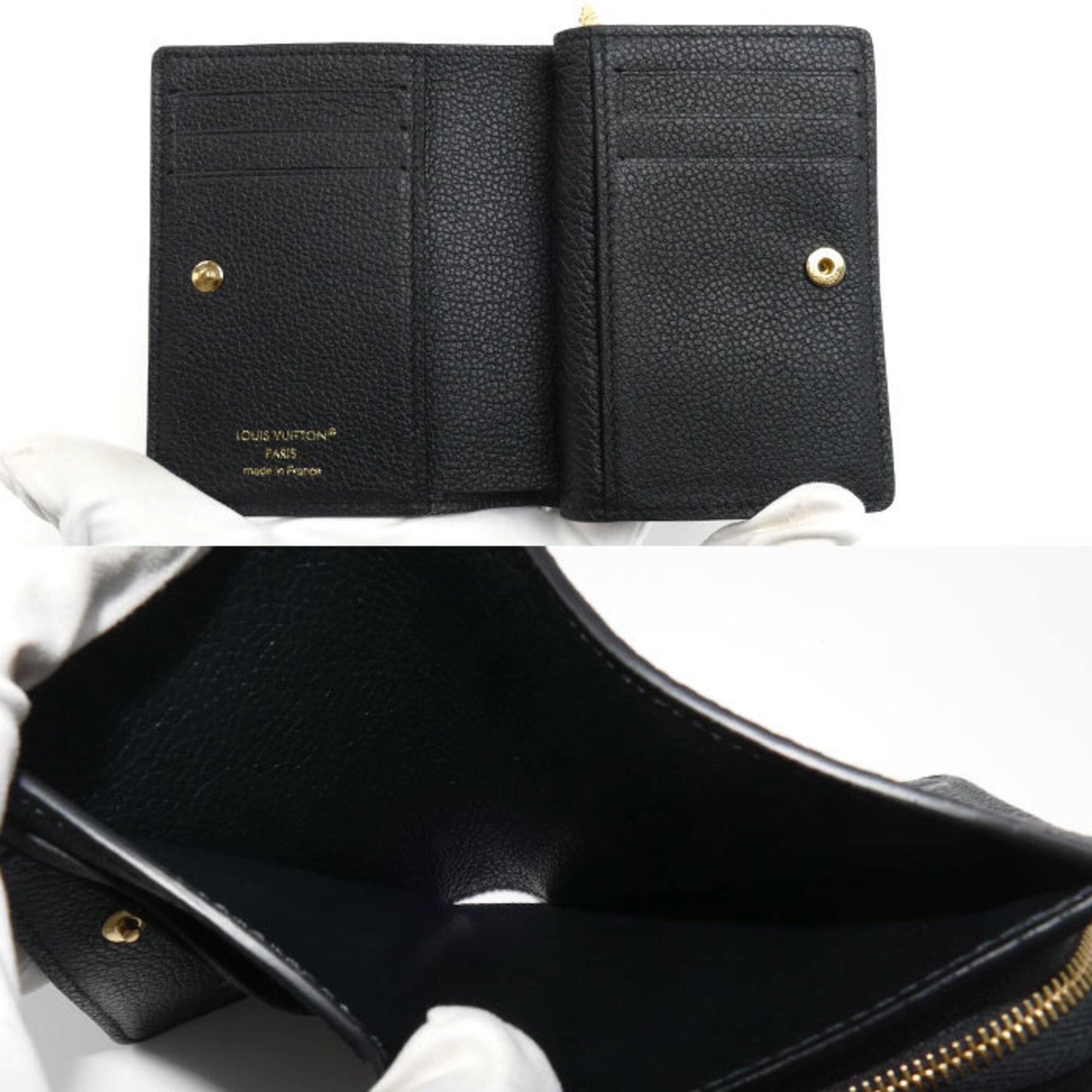 Louis Vuitton Noir Monogram Empreinte Wallet (Bi-Fold) (Pre-Owned)