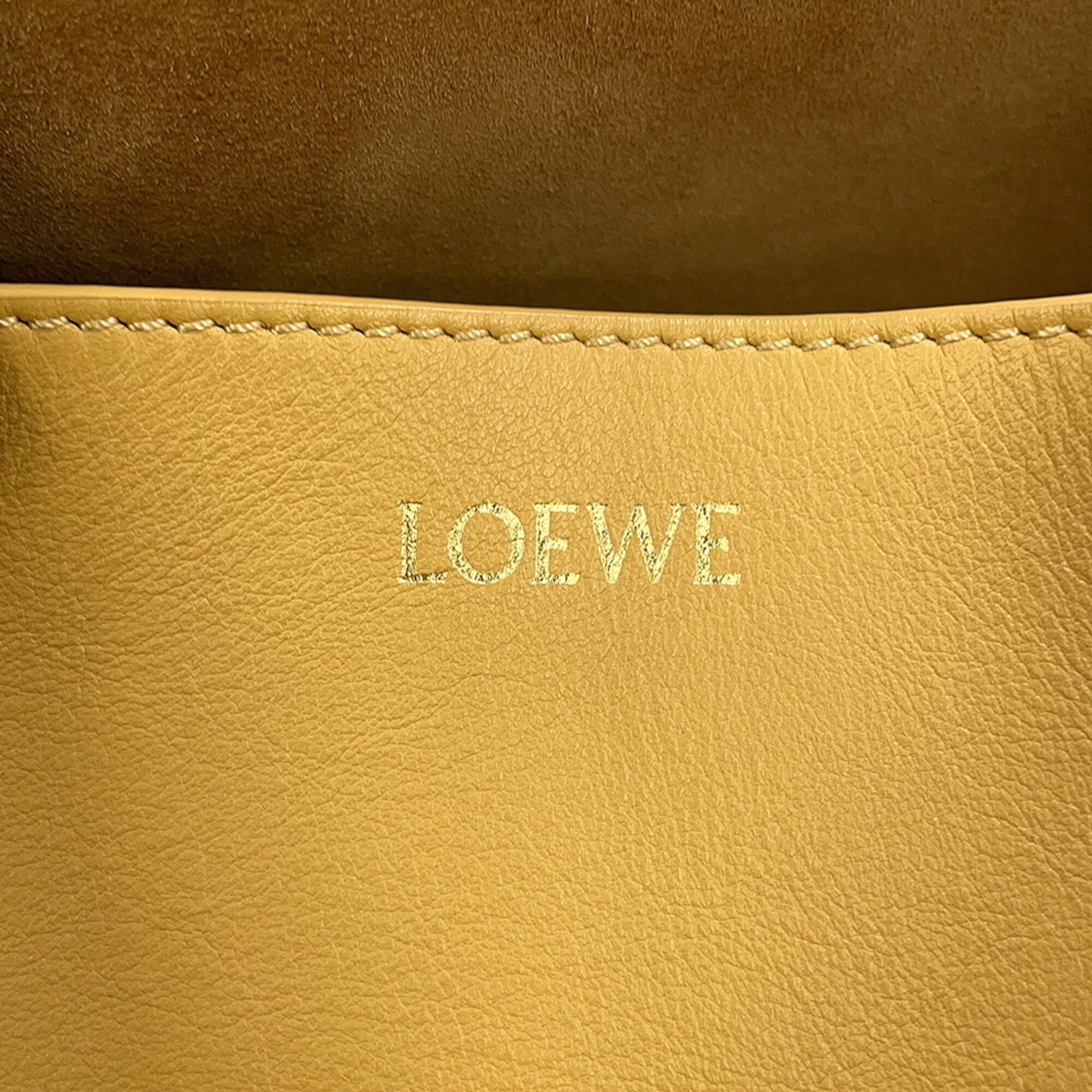 Loewe Leather Handbag Tote Bag (Pre-Owned)