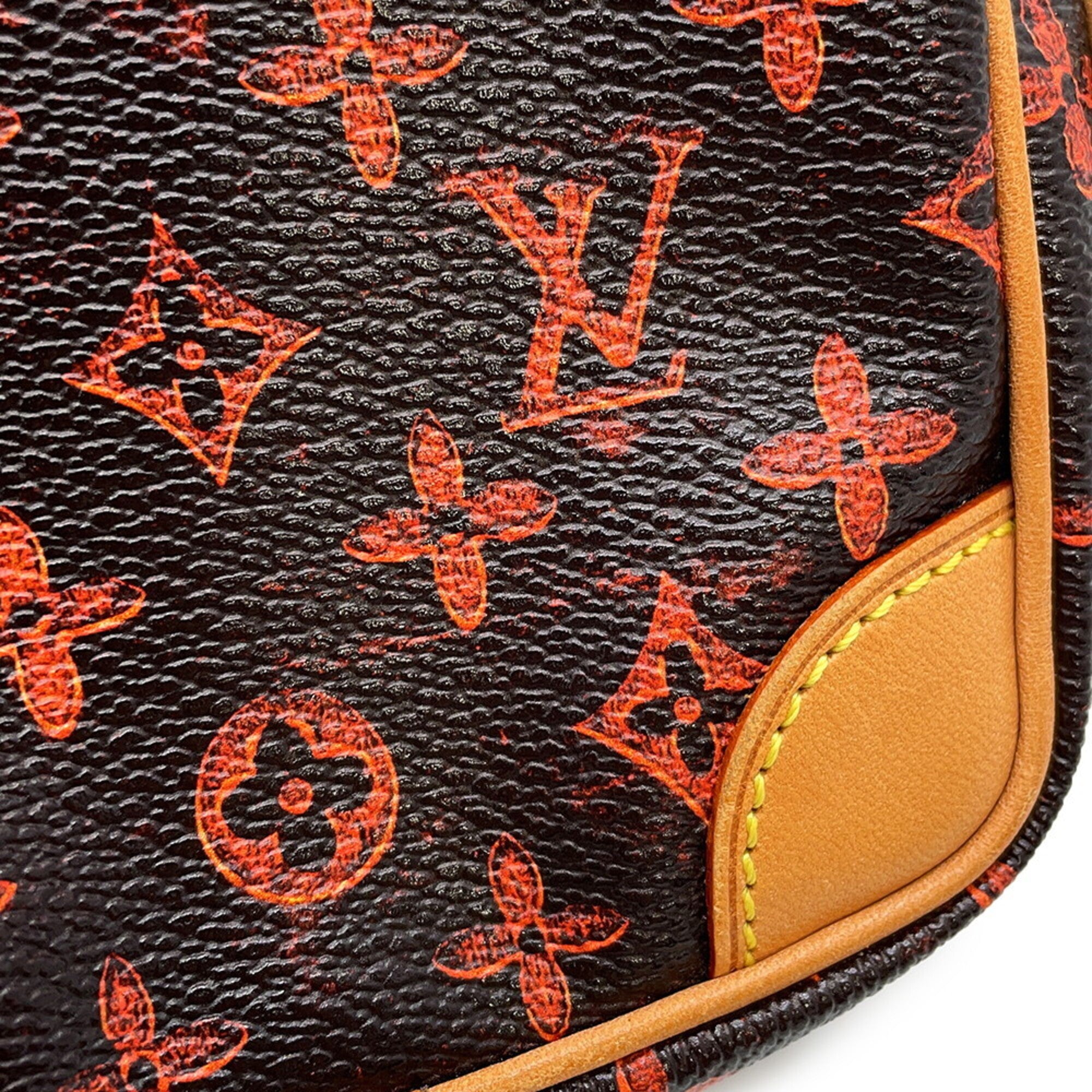 Louis Vuitton Monogram Brown Orange Monogram Handbag Shoulder Bag (Pre-Owned)