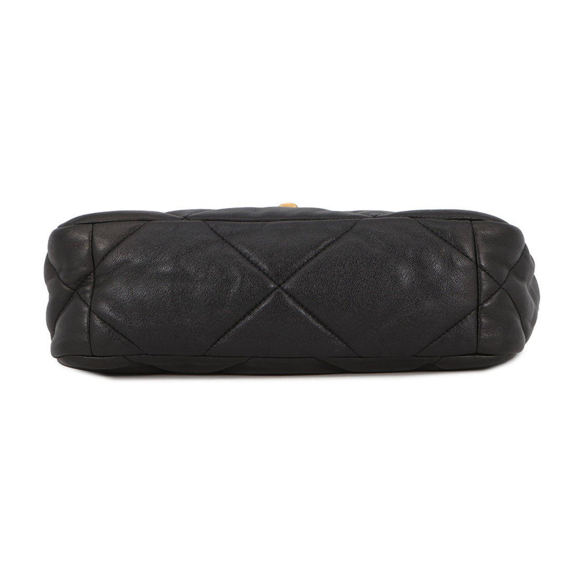 Chanel Black Leather Handbag Shoulder Bag (Pre-Owned)