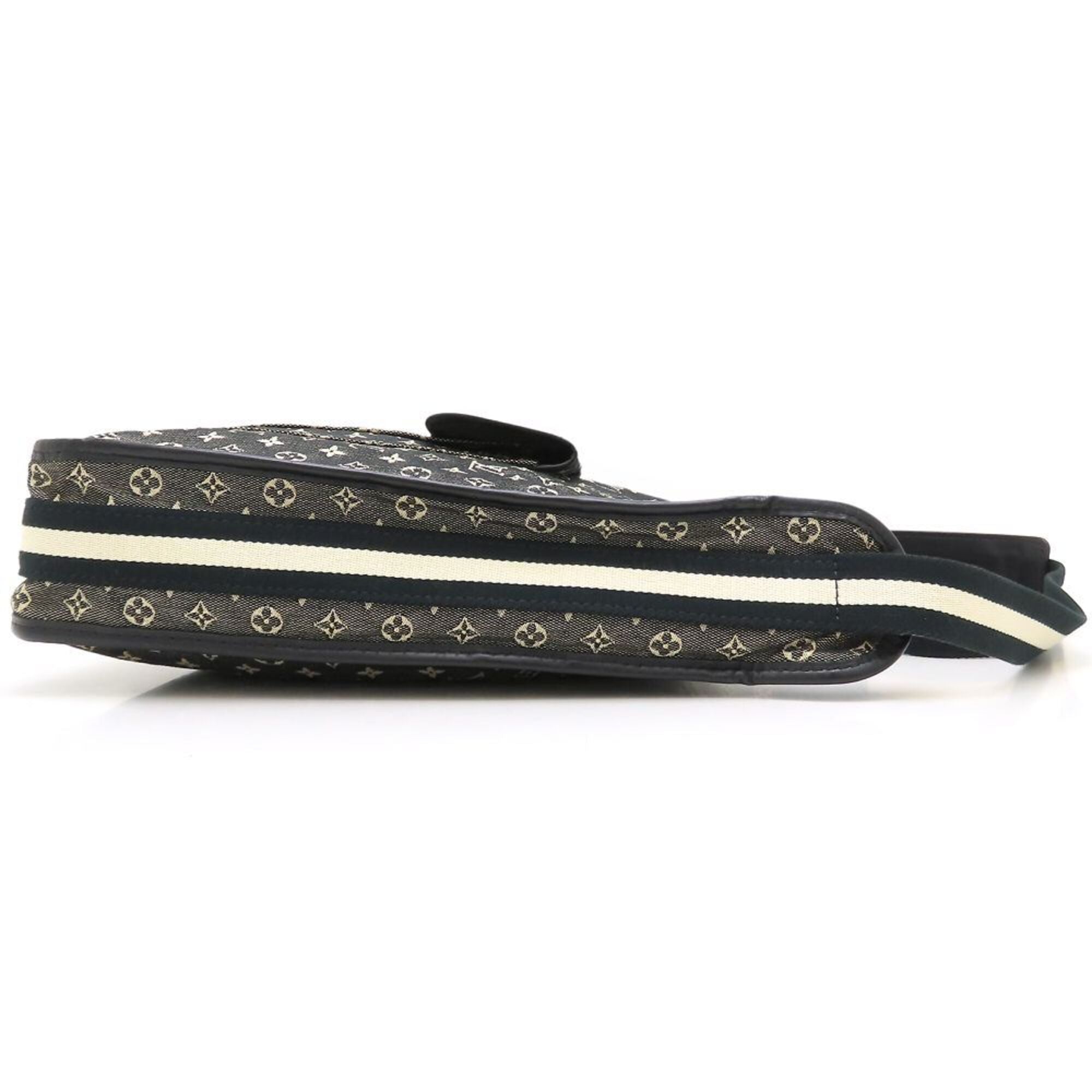 Louis Vuitton Noir Monogram Mini Canvas Leather Shoulder Bag (Pre-Owned)